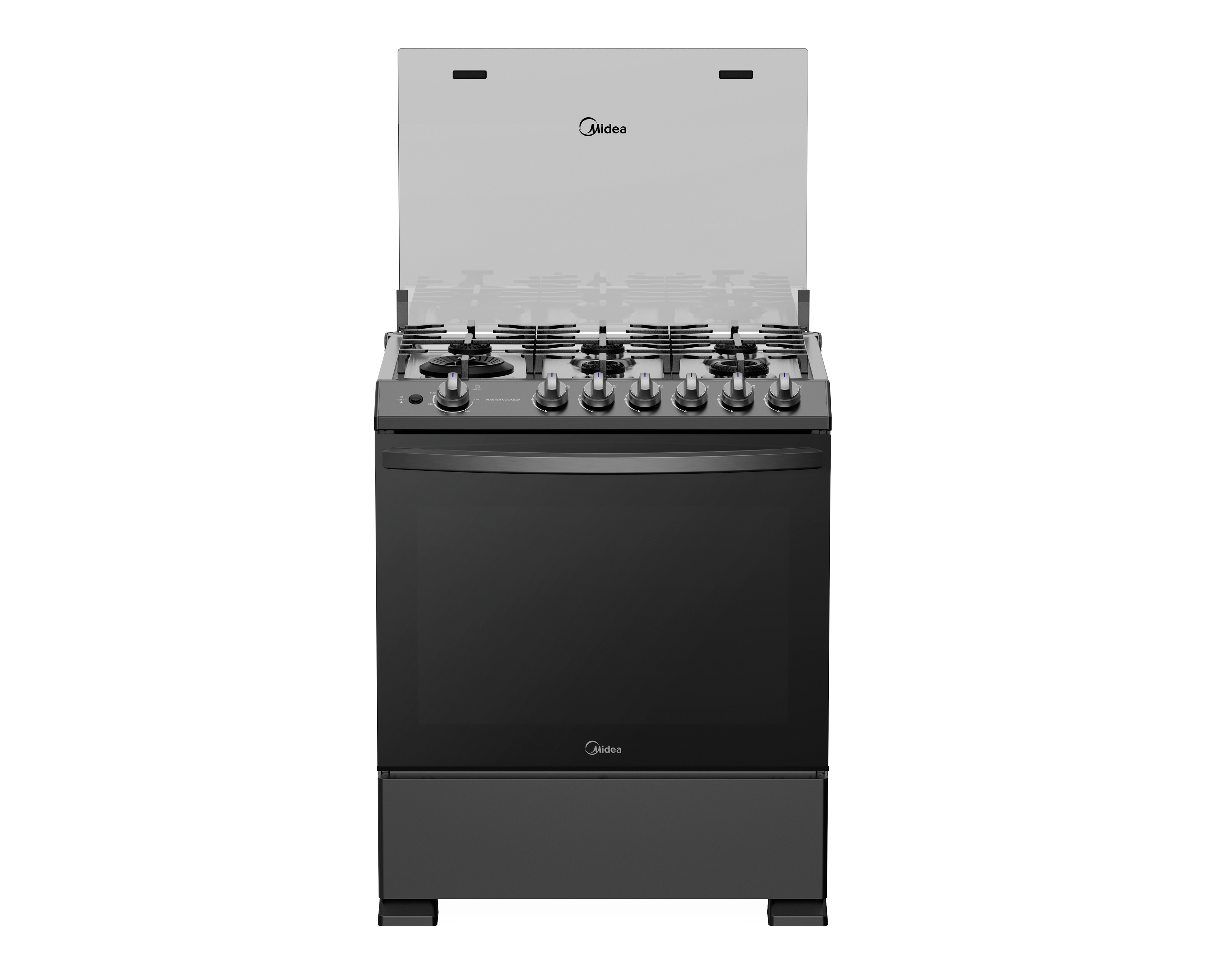 Foto 7 pulgar | Foto 6 | Estufa Midea de Piso 30 Pulgadas con 6 Quemadores Electrica MGS30FS1LIASDT Funcionamiento Master Flame