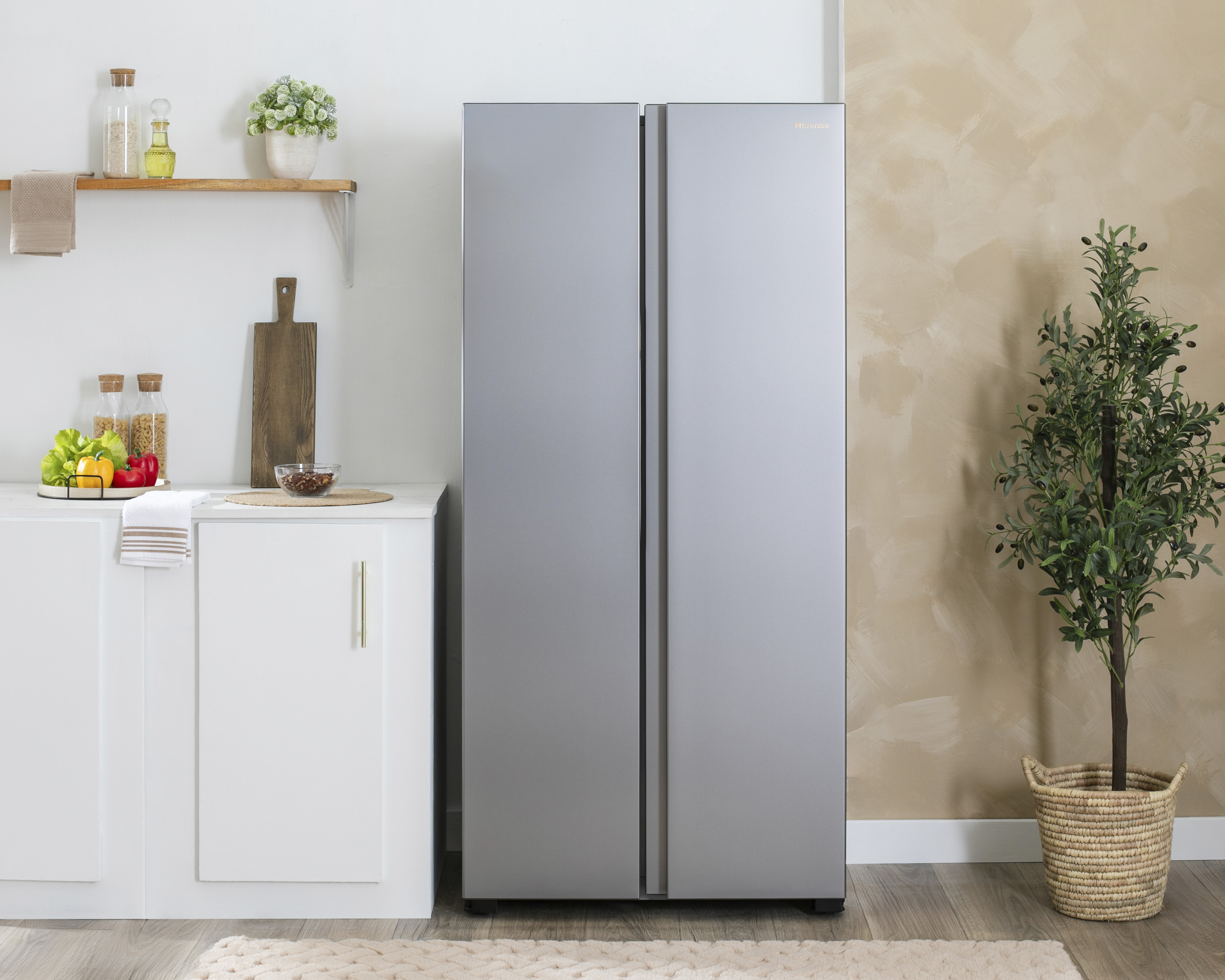 Foto 6 | Foto 6 | Refrigerador Hisense Side by Side 15 Pies Silver RS15N6GCX