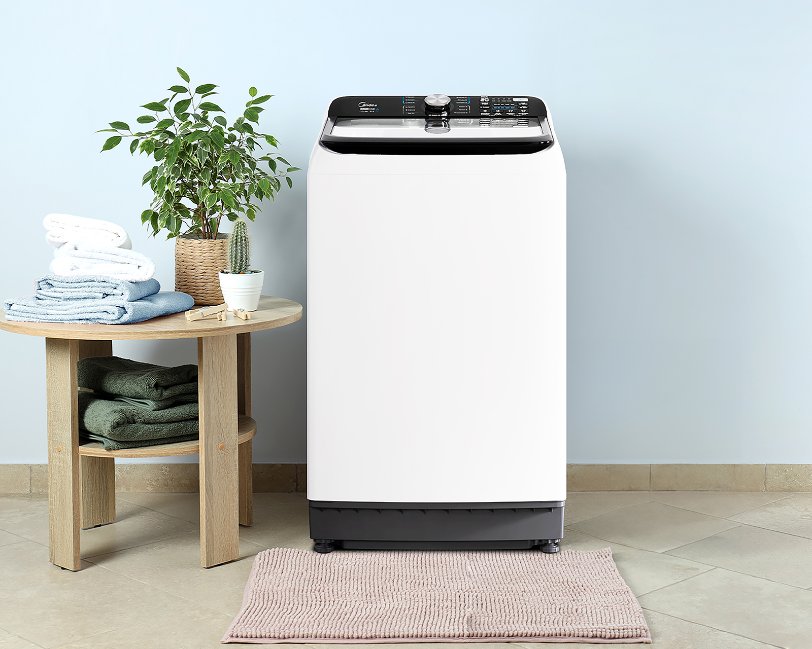 Foto 6 pulgar | Foto 5 | Lavadora Midea Automática MA512W18W 18 kg Blanca