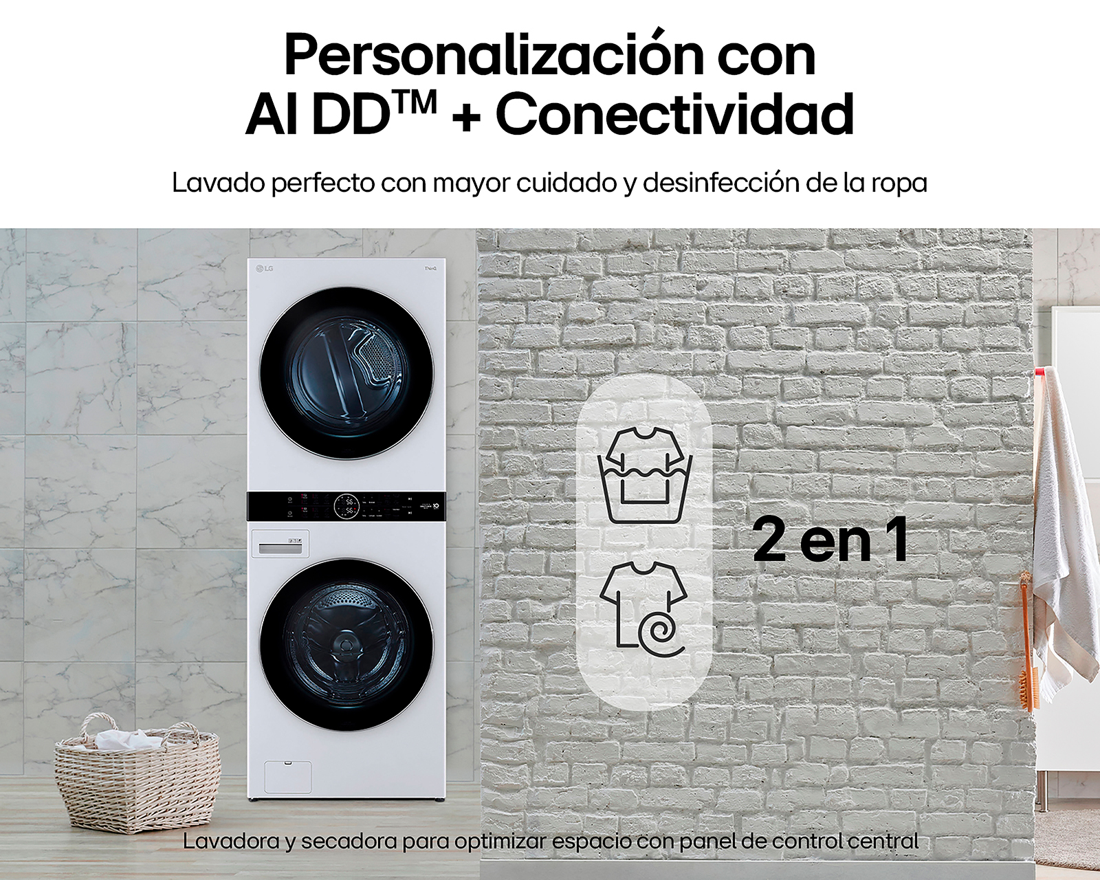 Foto 8 | Foto 8 | Lavasecadora LG Automática WK22WS6E 22 Kg Blanca