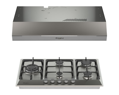 Foto 4 | Foto 4 | Combo de Parrilla Empotrable y Campana Whirlpool 73.7 cm de Gas CHWP3040S de Acero Inoxidable