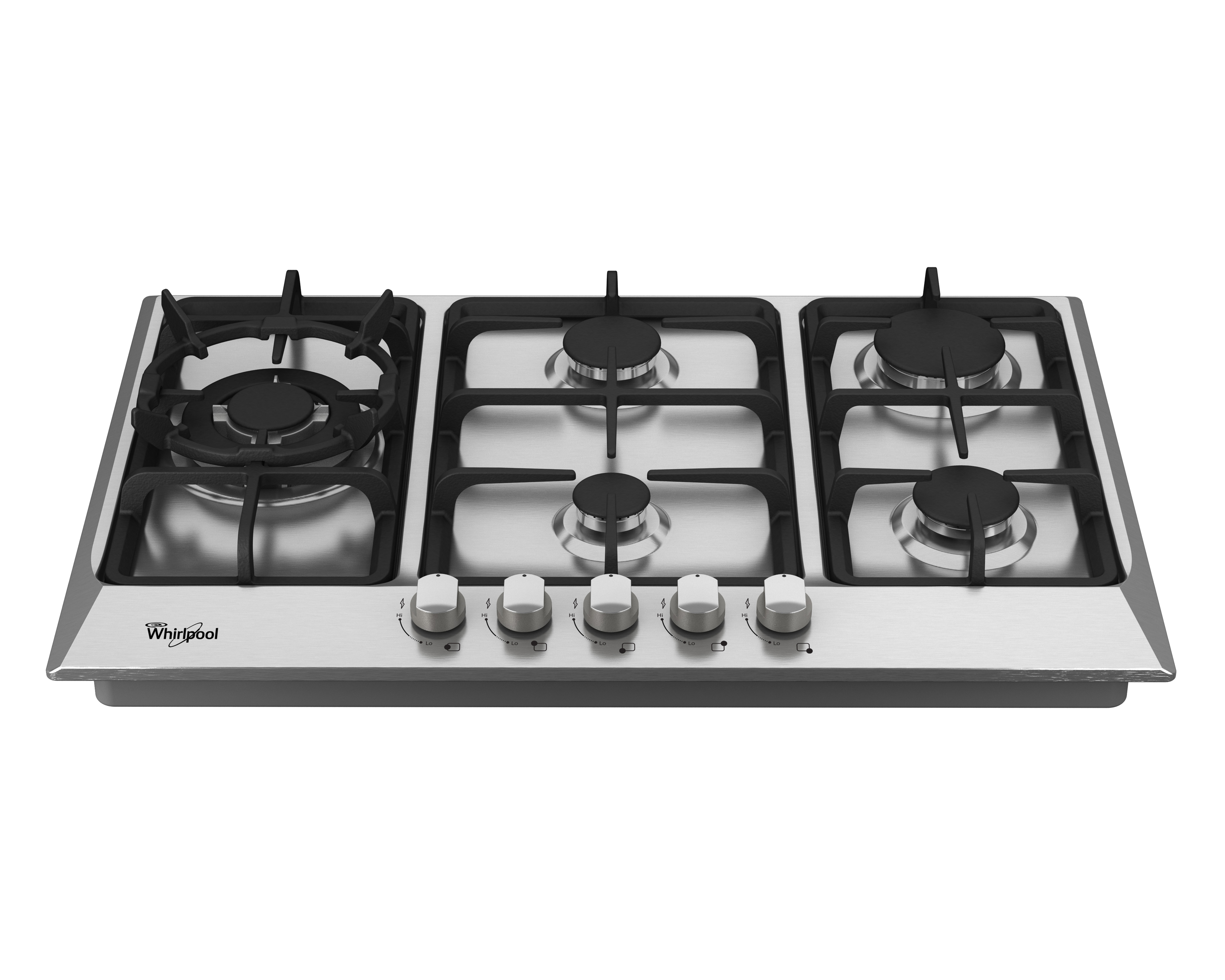 Foto 6 | Foto 6 | Combo de Parrilla Empotrable y Campana Whirlpool 73.7 cm de Gas CHWP3040S de Acero Inoxidable