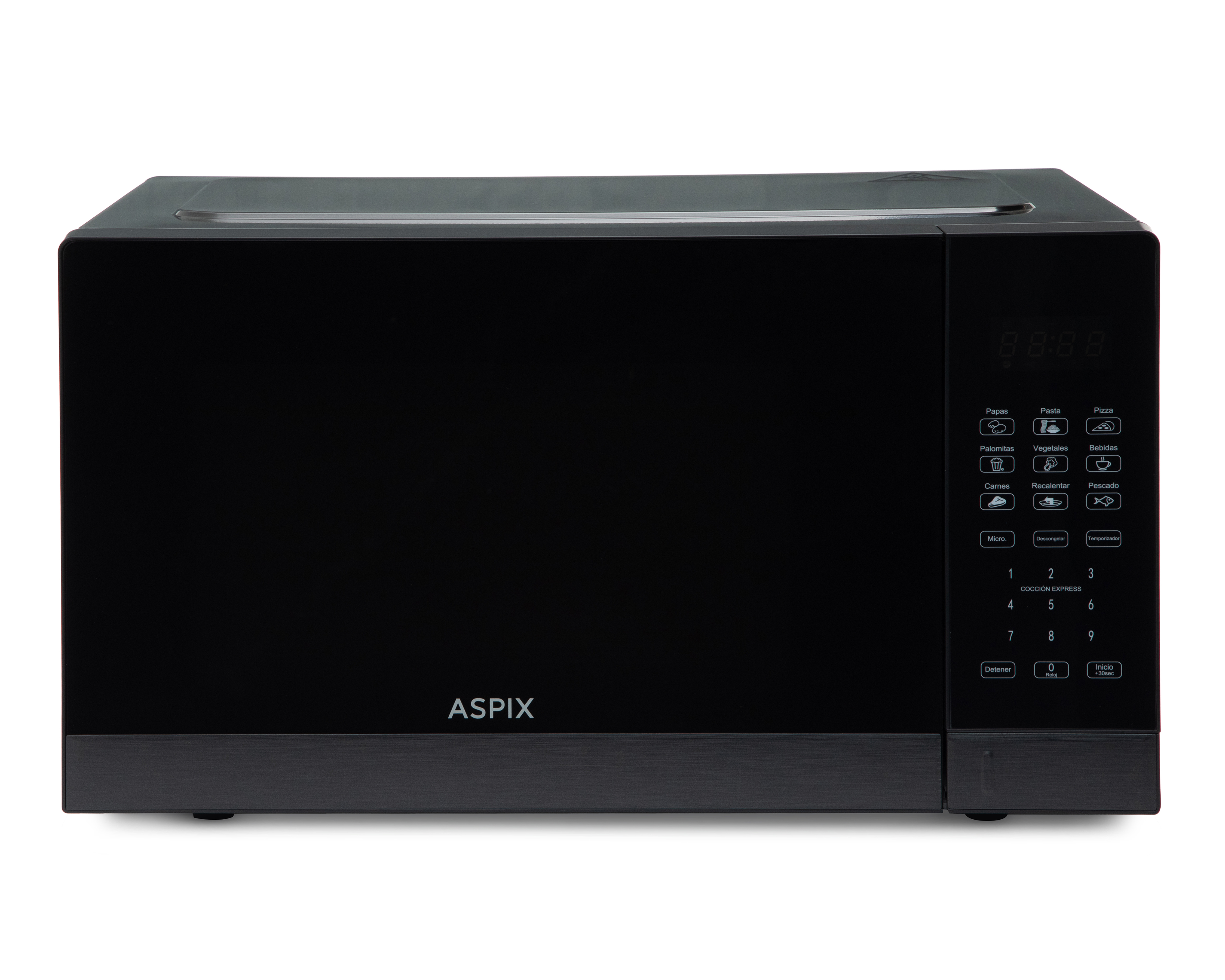 Foto 2 pulgar | Foto 1 | Horno de Microondas Aspix 1.1 Pies AX24MWO11NSP Negro