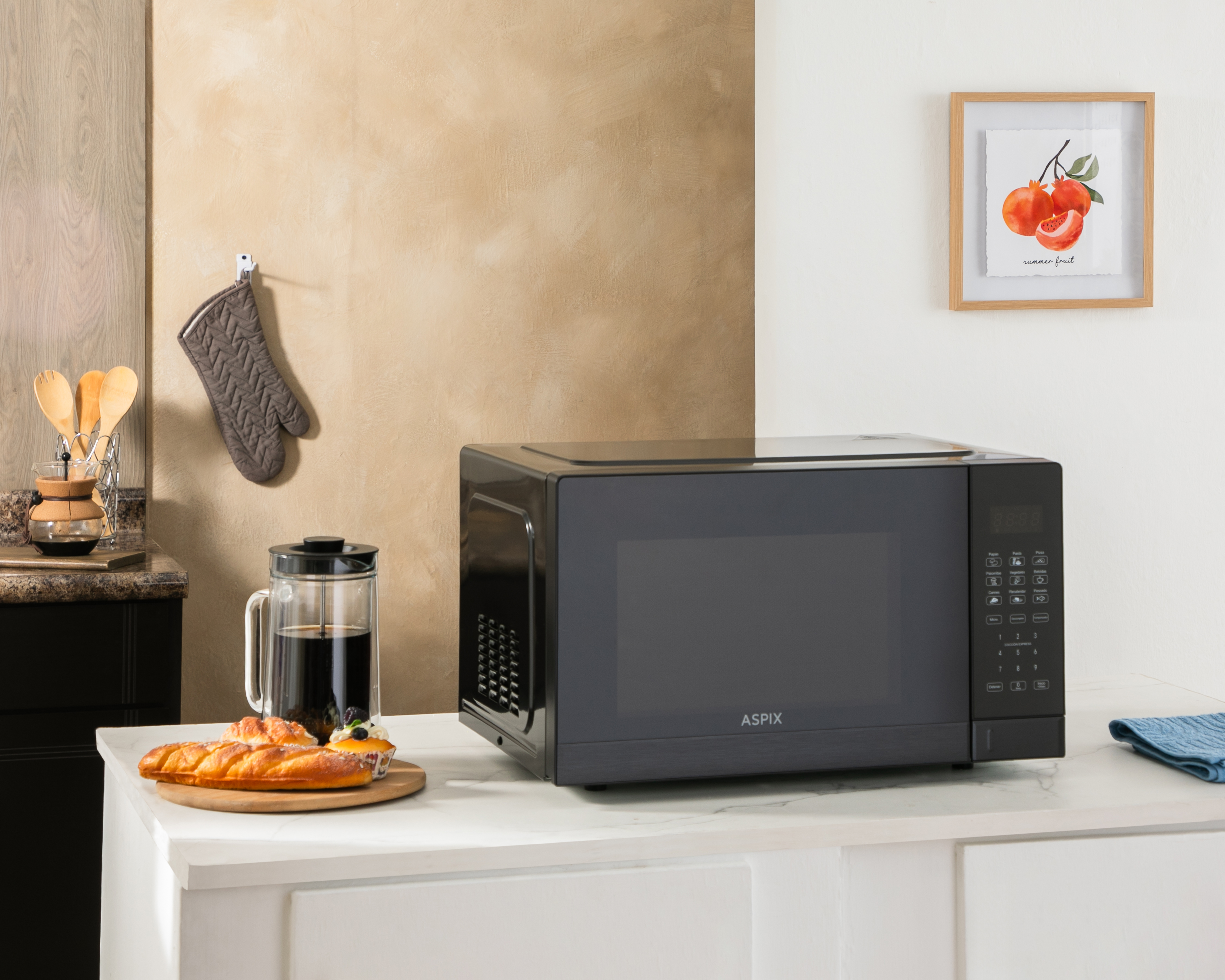 Foto 6 | Foto 6 | Horno de Microondas Aspix 1.1 Pies AX24MWO11NSP Negro