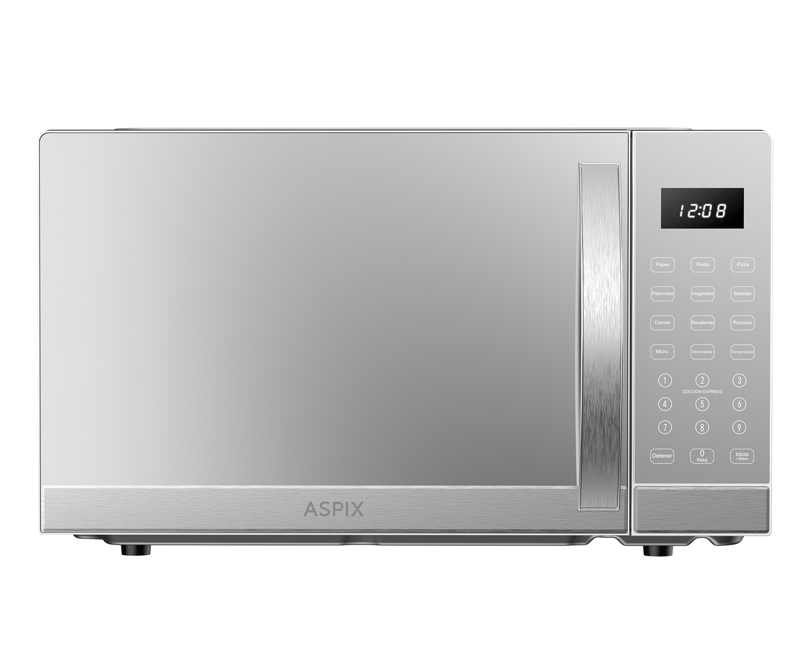 Foto 1 | Foto 1 | Horno de Microondas Aspix 1.1 Pies AX24MWO11NEJ Plateado