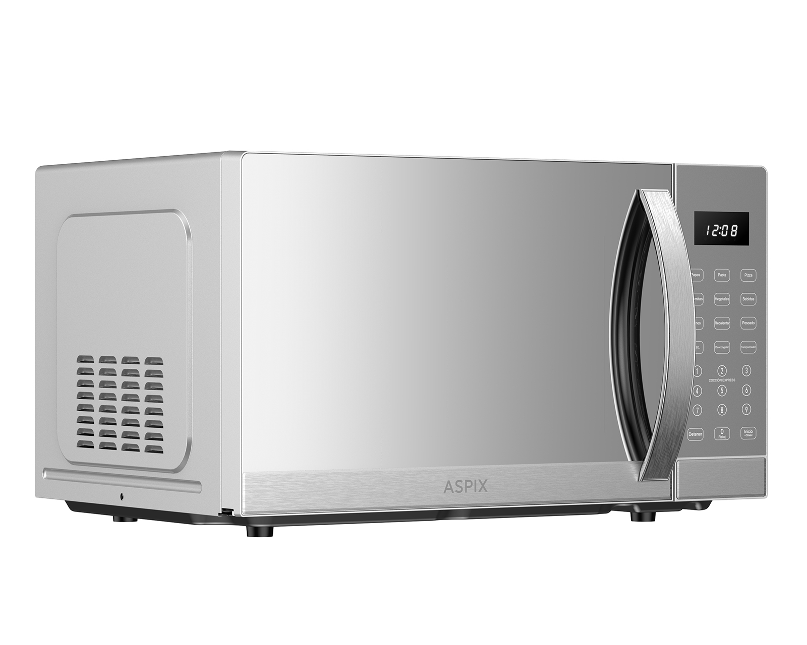 Foto 2 | Foto 2 | Horno de Microondas Aspix 1.1 Pies AX24MWO11NEJ Plateado