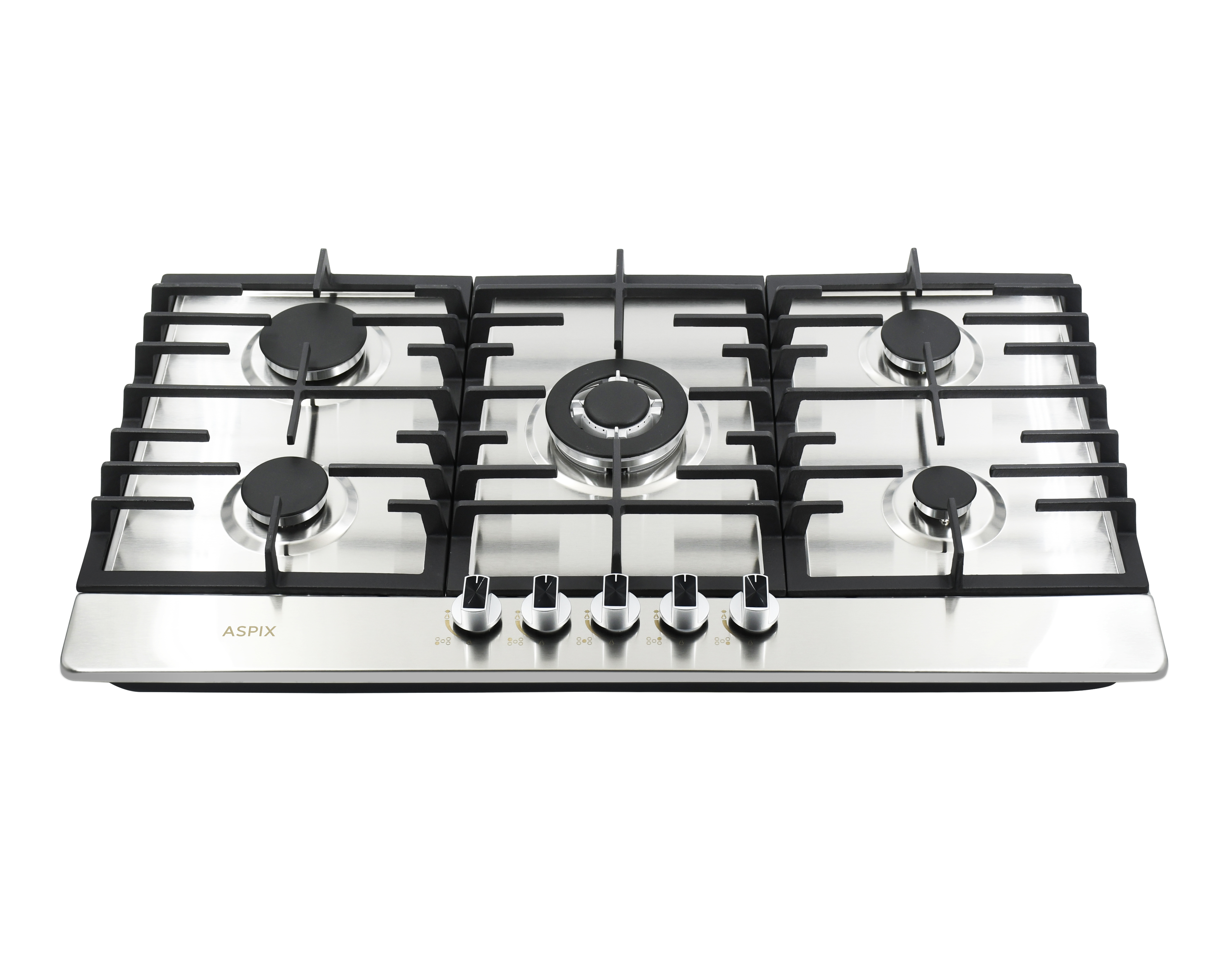 Foto 3 pulgar | Foto 2 | Parrilla Empotrable Aspix 90 cm de Gas P5QANG Plateado