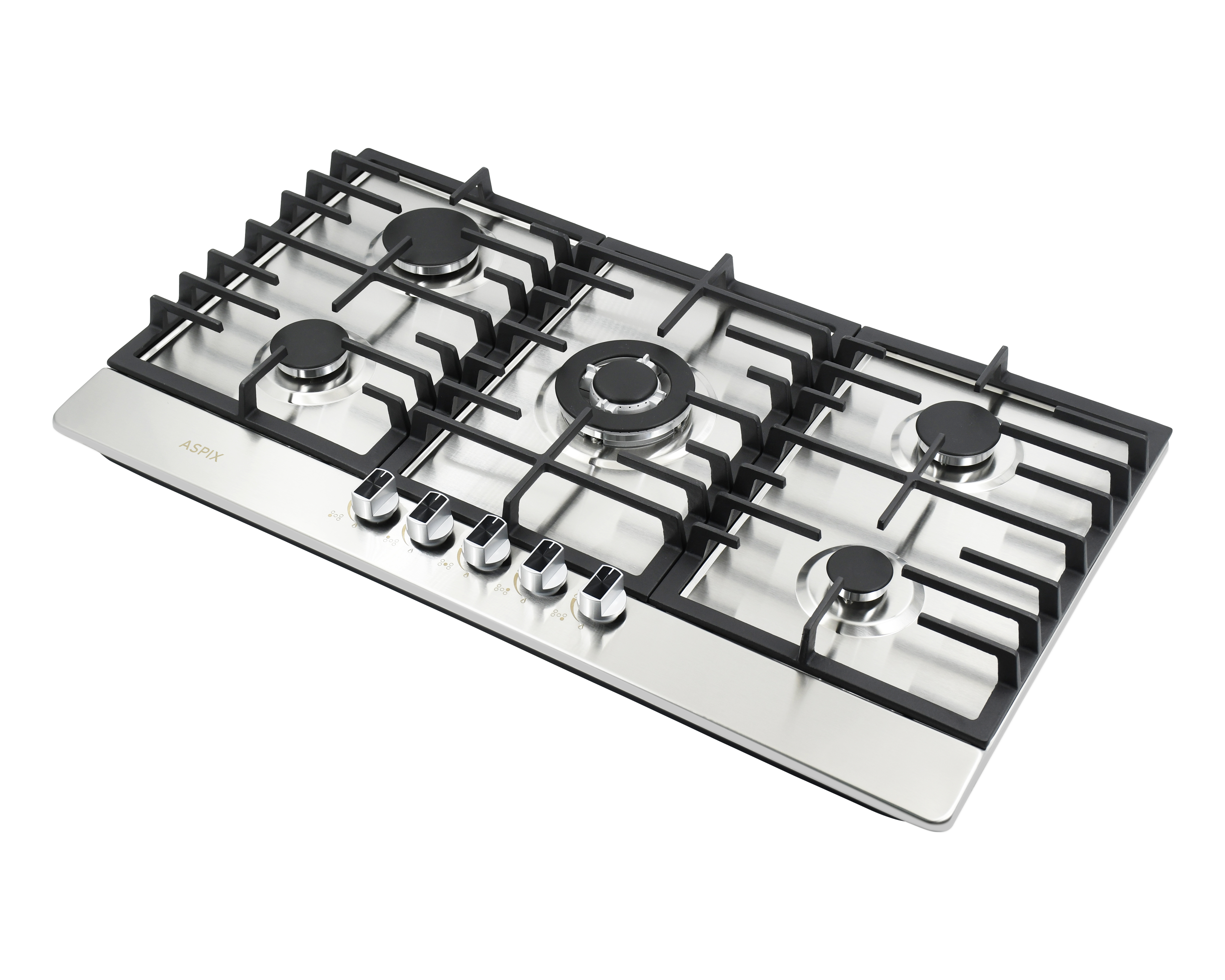 Foto 5 pulgar | Foto 4 | Parrilla Empotrable Aspix 90 cm de Gas P5QANG Plateado