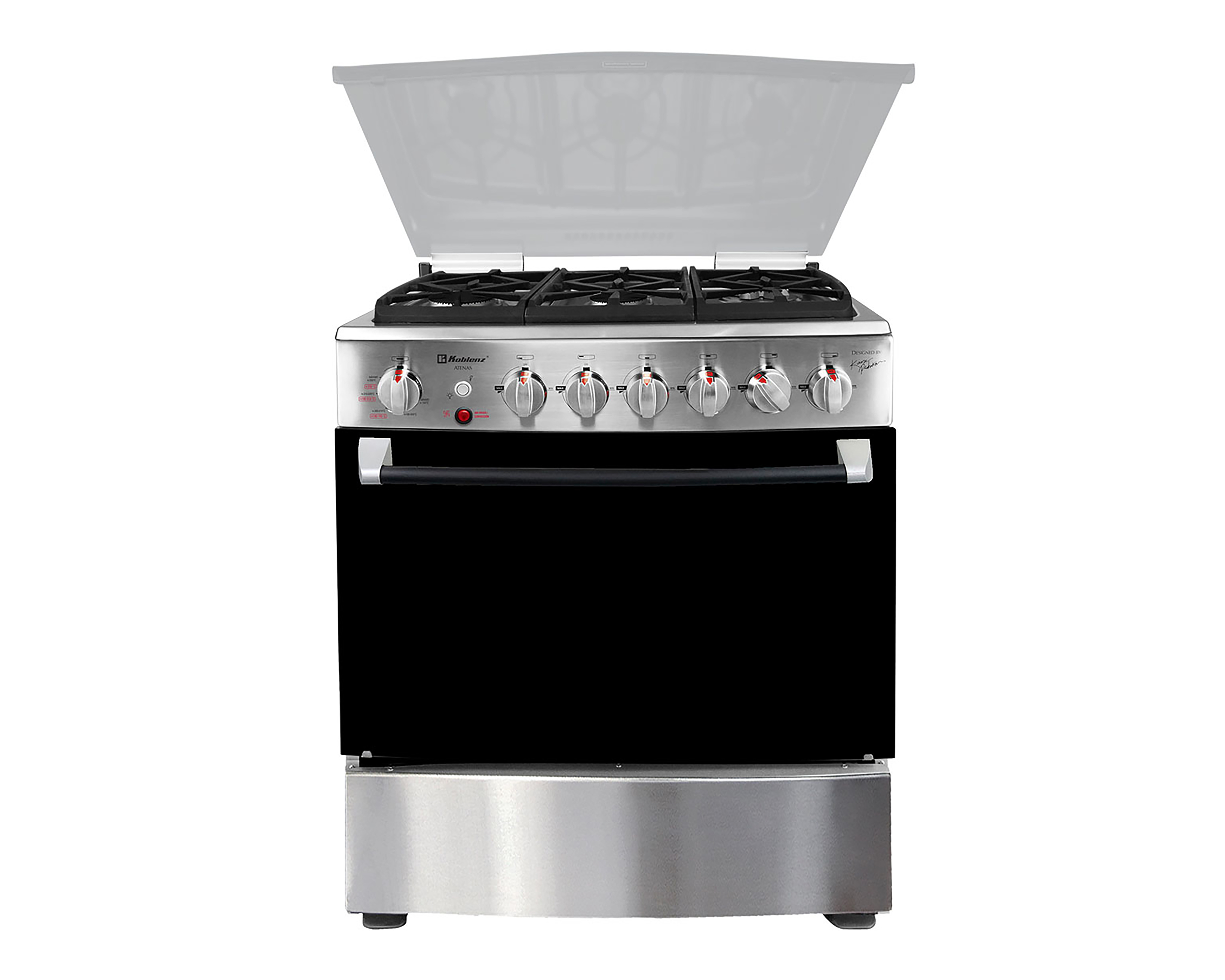 Foto 3 pulgar | Foto 2 | Estufa Koblenz de Piso 30 Pulgadas 6 Quemadores de Gas Atenas EK-3131 AB-IIHNK Función Freidora de Aire