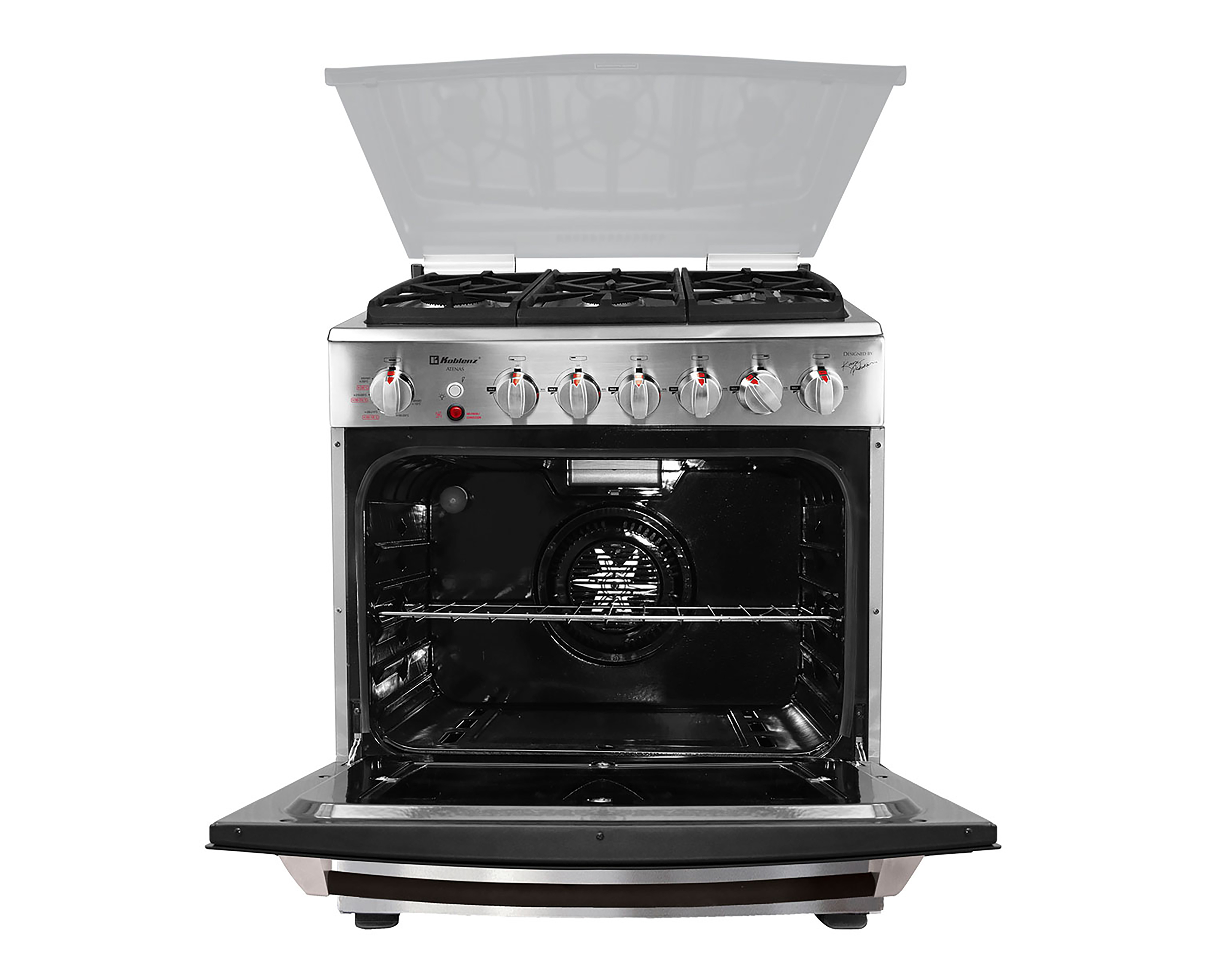 Foto 5 pulgar | Foto 4 | Estufa Koblenz de Piso 30 Pulgadas 6 Quemadores de Gas Atenas EK-3131 AB-IIHNK Función Freidora de Aire