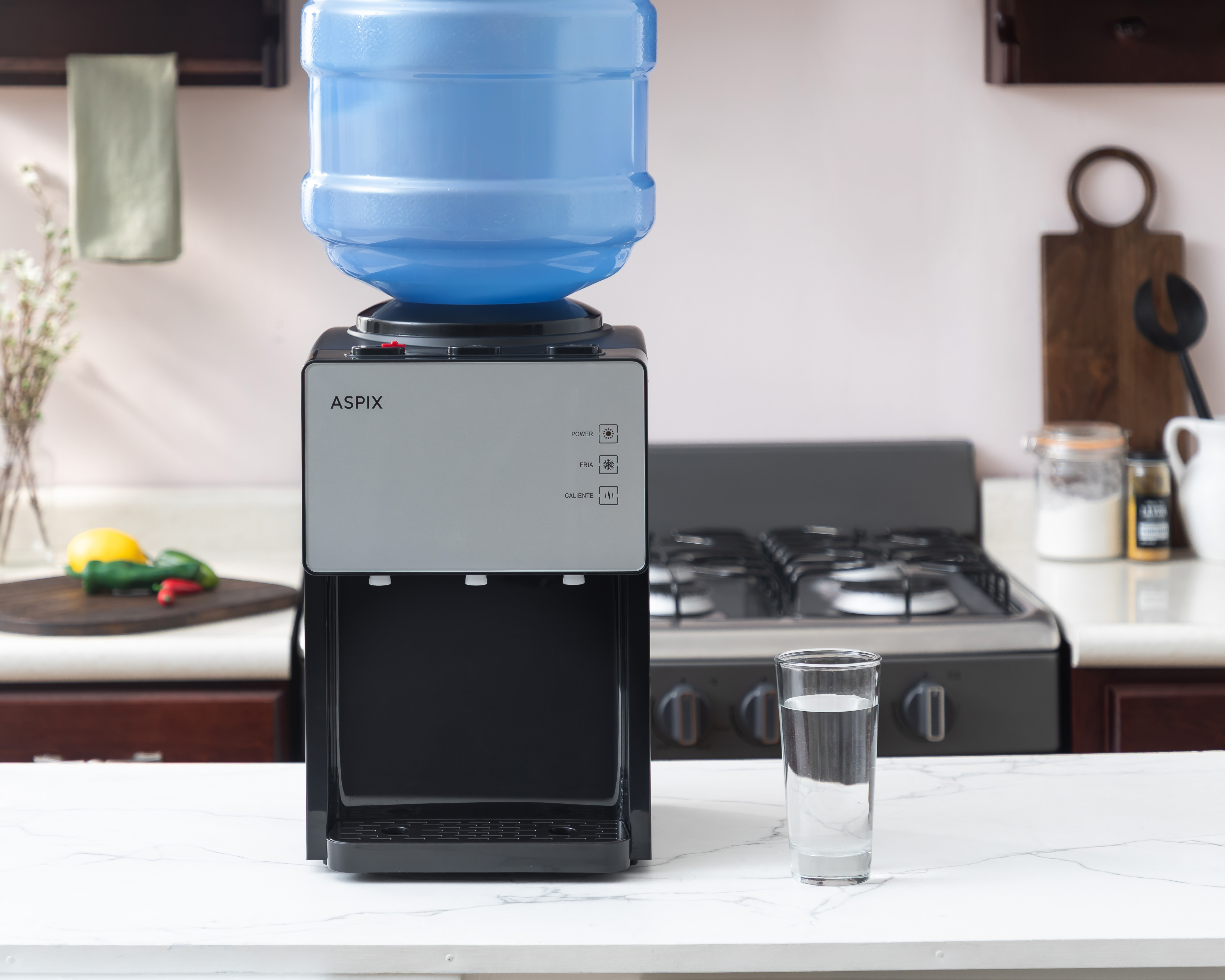 Foto 6 pulgar | Foto 5 | Enfriador de Agua Aspix AX24TWDNE de Mesa