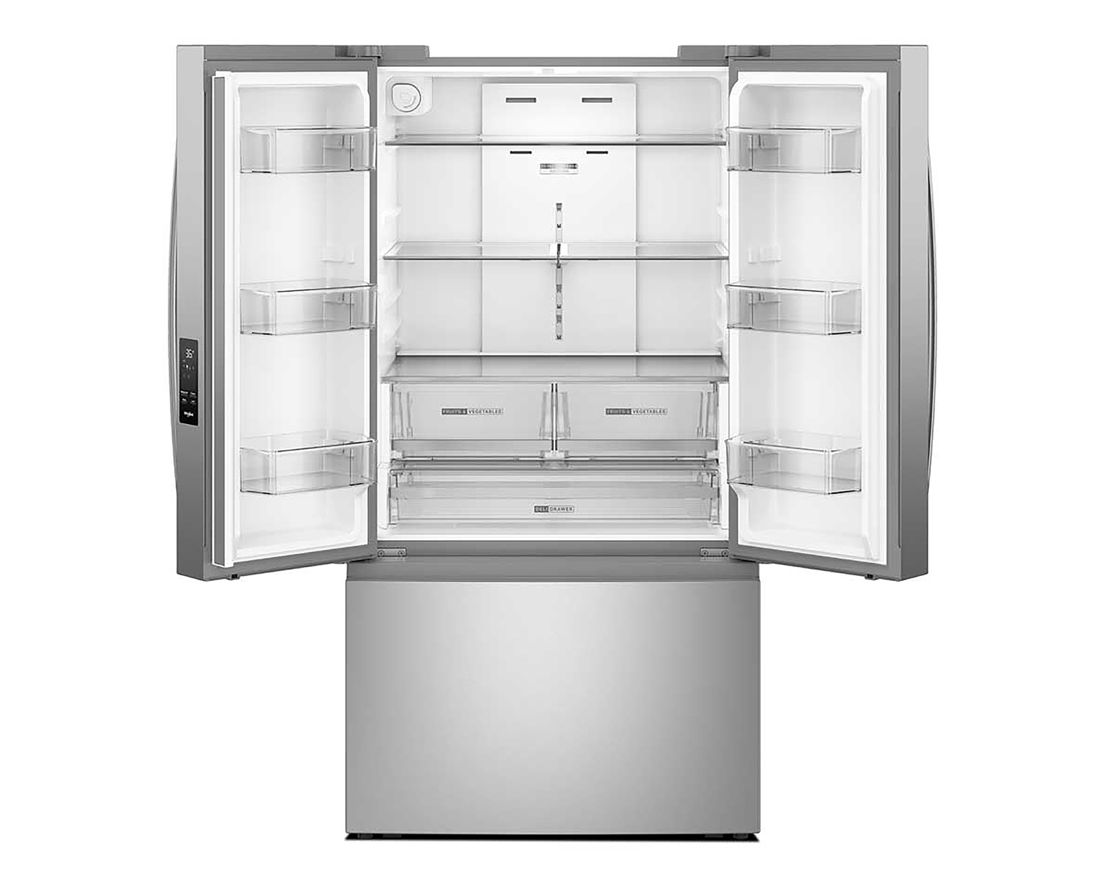 Foto 4 pulgar | Foto 3 | Refrigerador Whirlpool French Door 31 Pies Acero Inoxidable WRFF3136SZ