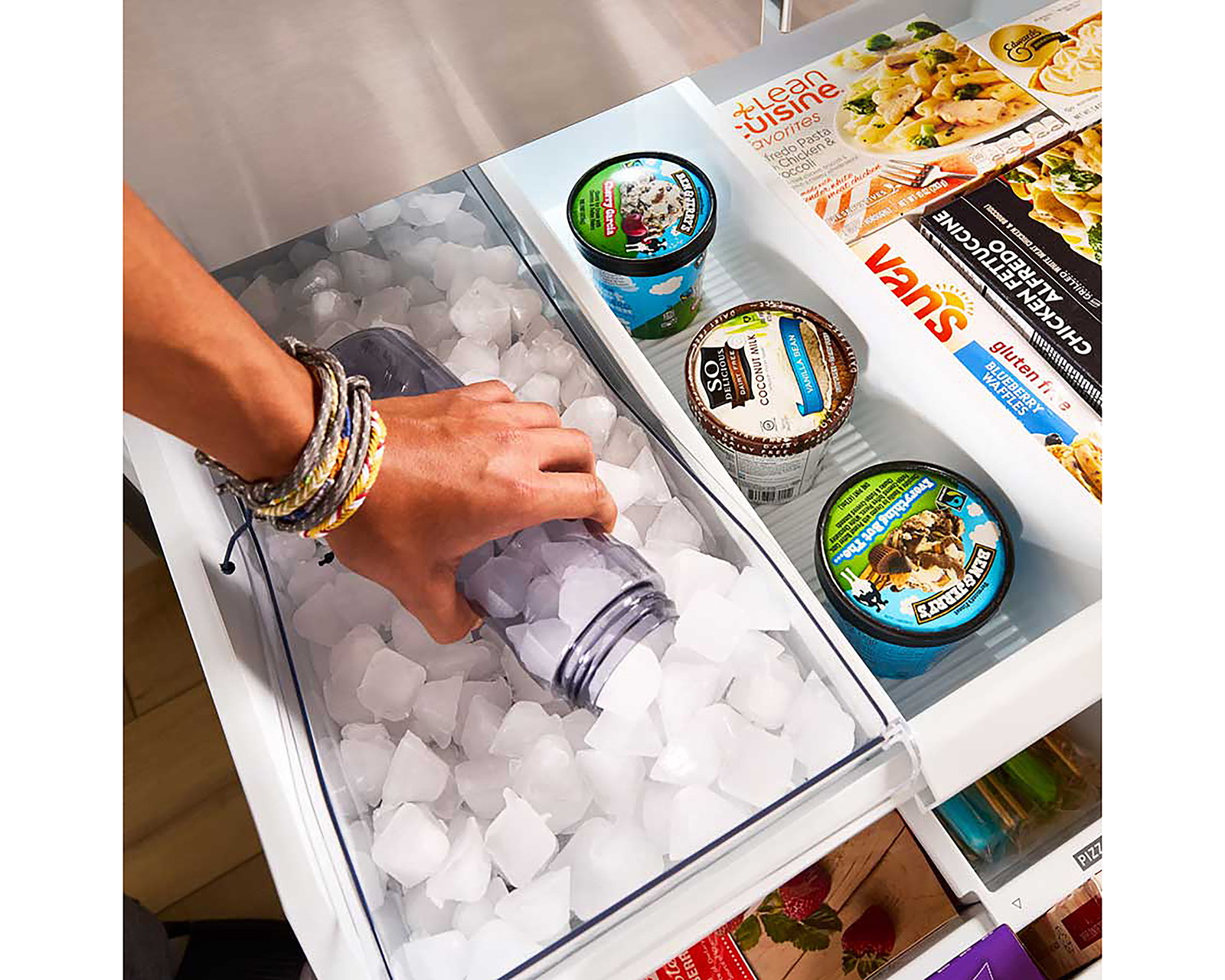 Foto 9 pulgar | Foto 8 | Refrigerador Whirlpool French Door 31 Pies Acero Inoxidable WRFF3136SZ