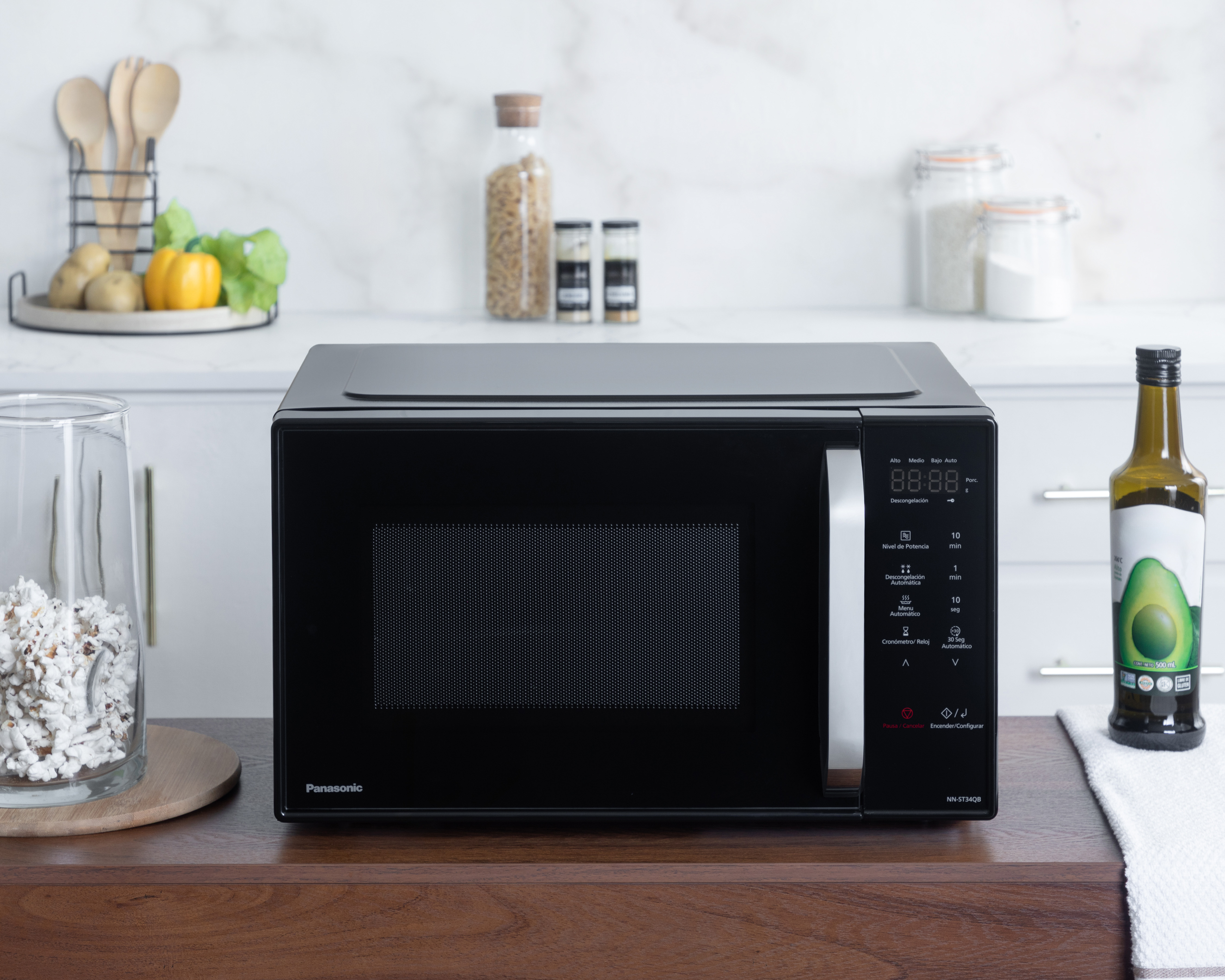 Foto 7 pulgar | Foto 6 | Horno de Microondas Panasonic 0.9 Pies NN-ST34QBRPH Negro