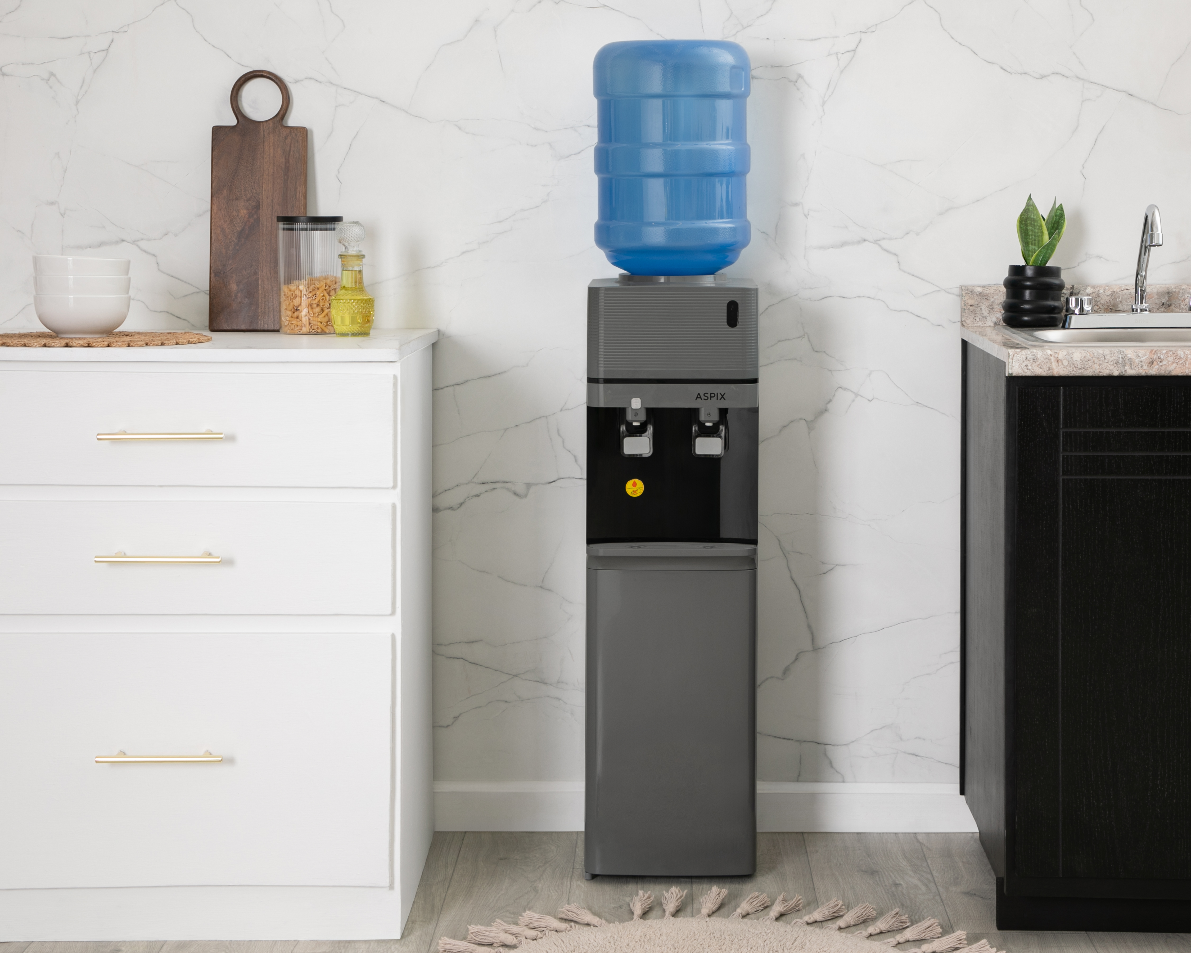 Dispensador de Agua Aspix AX24SWDTLNE Frío y Caliente de Piso