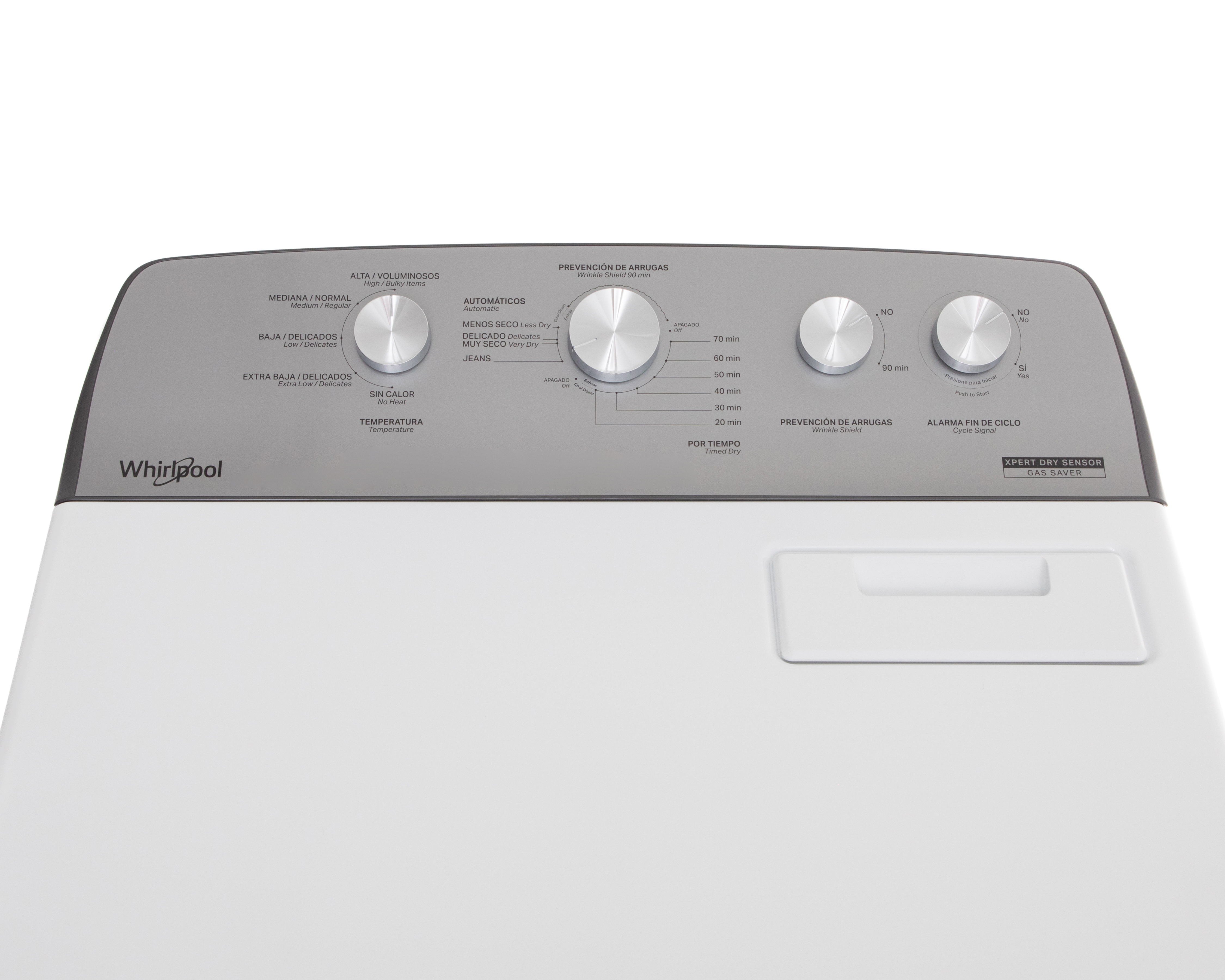 Foto 4 pulgar | Foto 3 | Secadora Whirlpool Automática 7MWGD26TLRW 26 kg Blanca