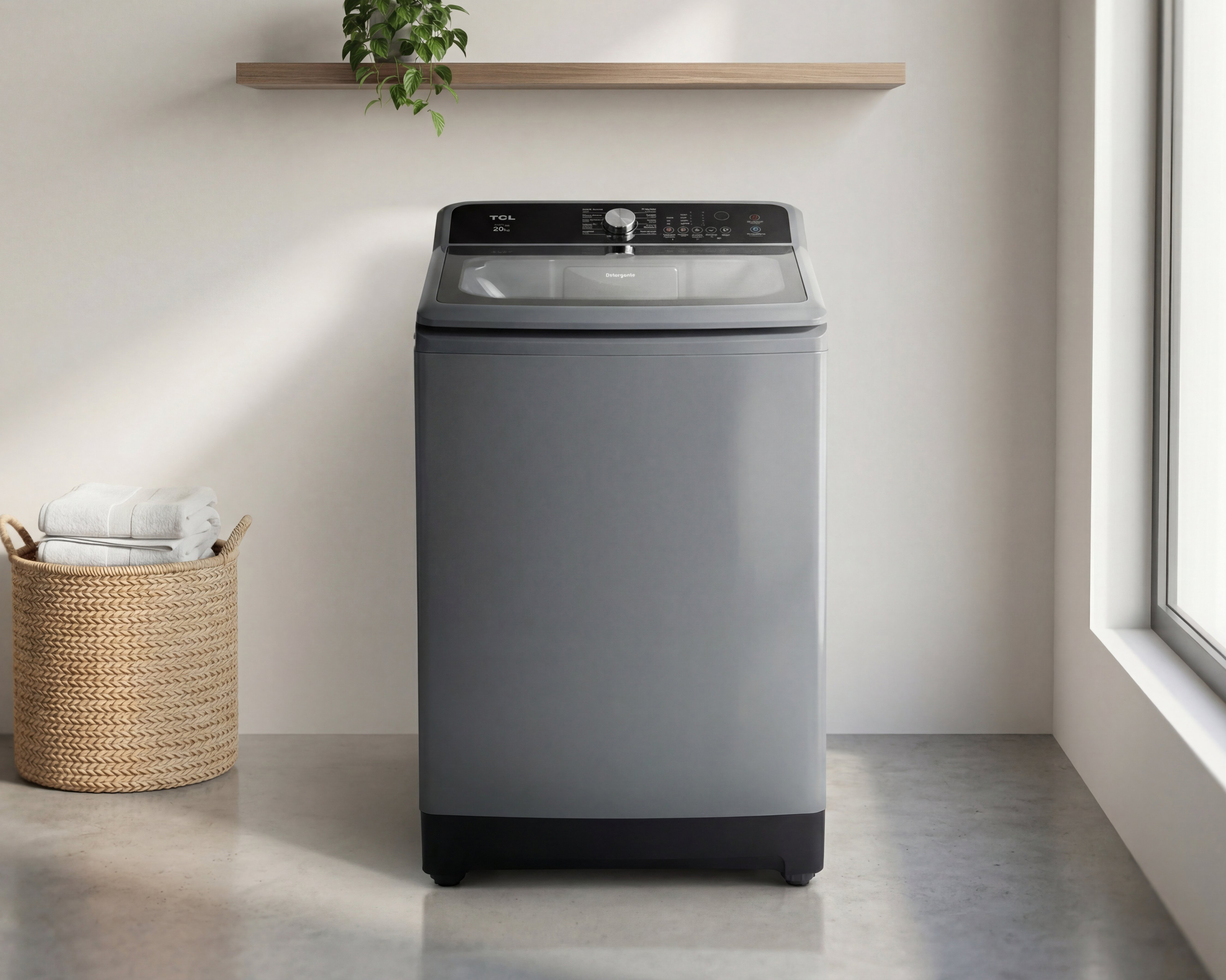 Foto 5 | Foto 5 | Lavadora TCL Automática TTL20G 20 kg Negra