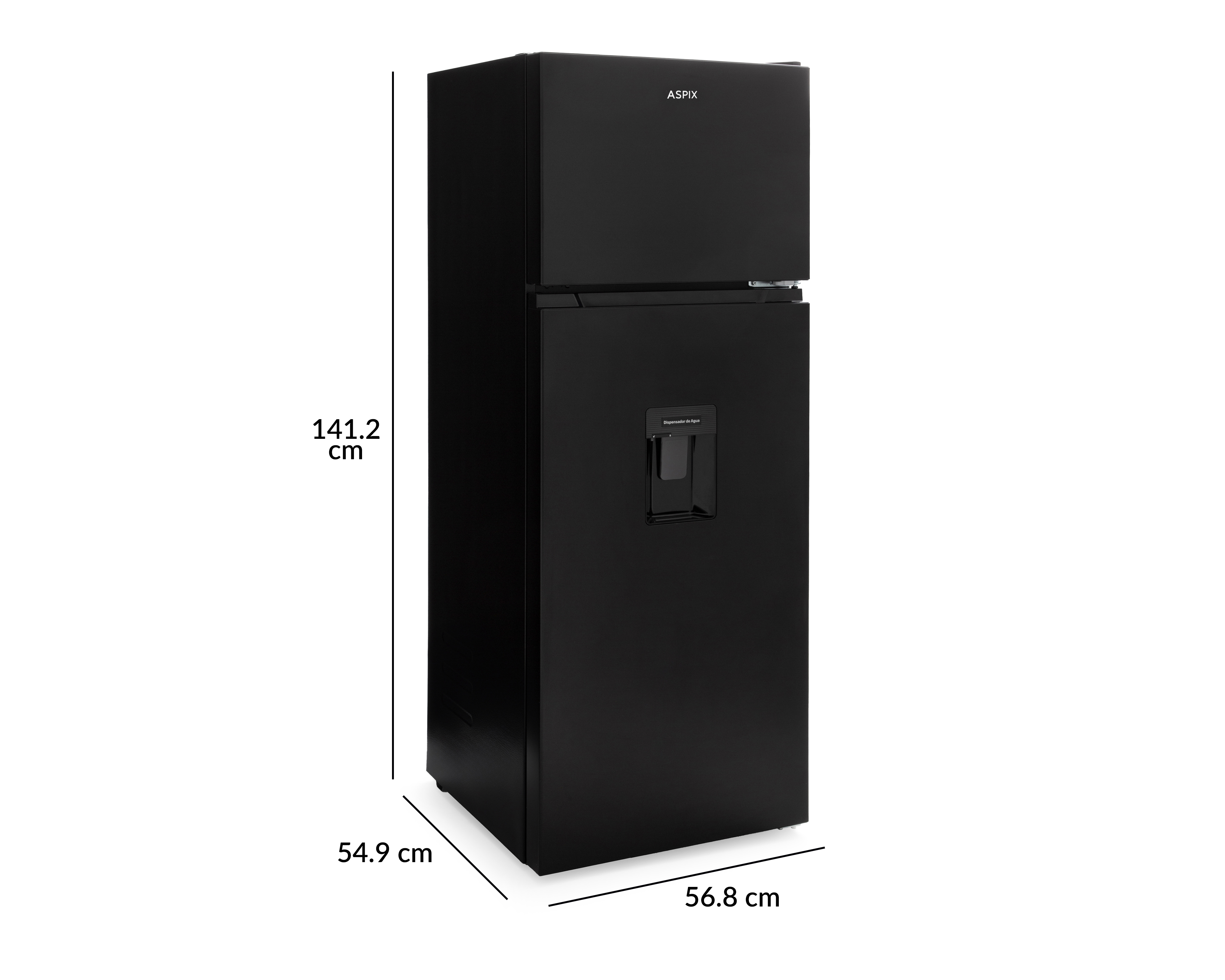 Foto 8 | Foto 8 | Refigerador Aspix Top Mount 8 Pies Negro AX24RTM8WNE