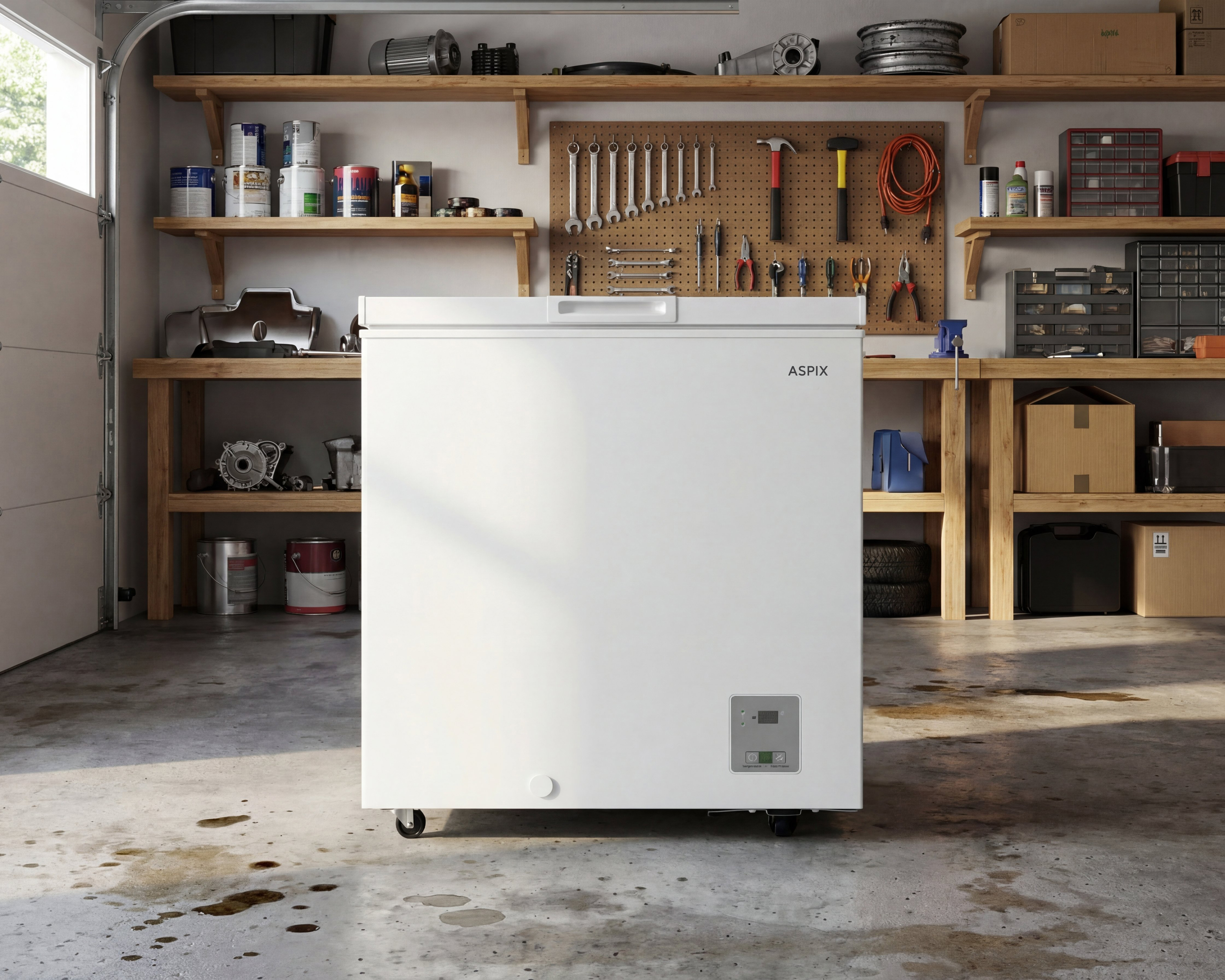 Foto 7 | Foto 7 | Congelador Aspix Vertical 5 Pies Blanco AX24CFM5BL