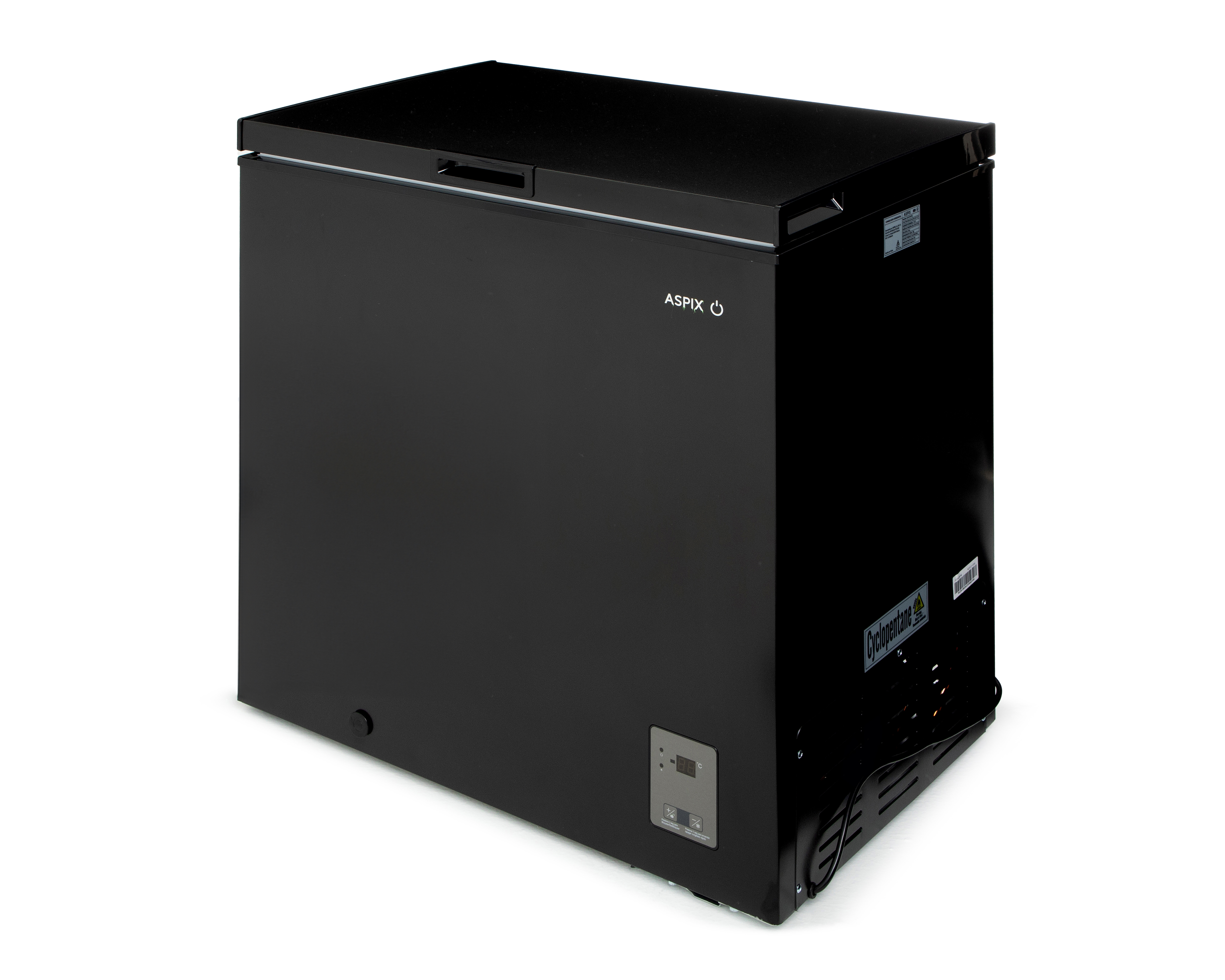 Congelador Aspix Horizontal 7 Pies Negro AX24CFM7NG