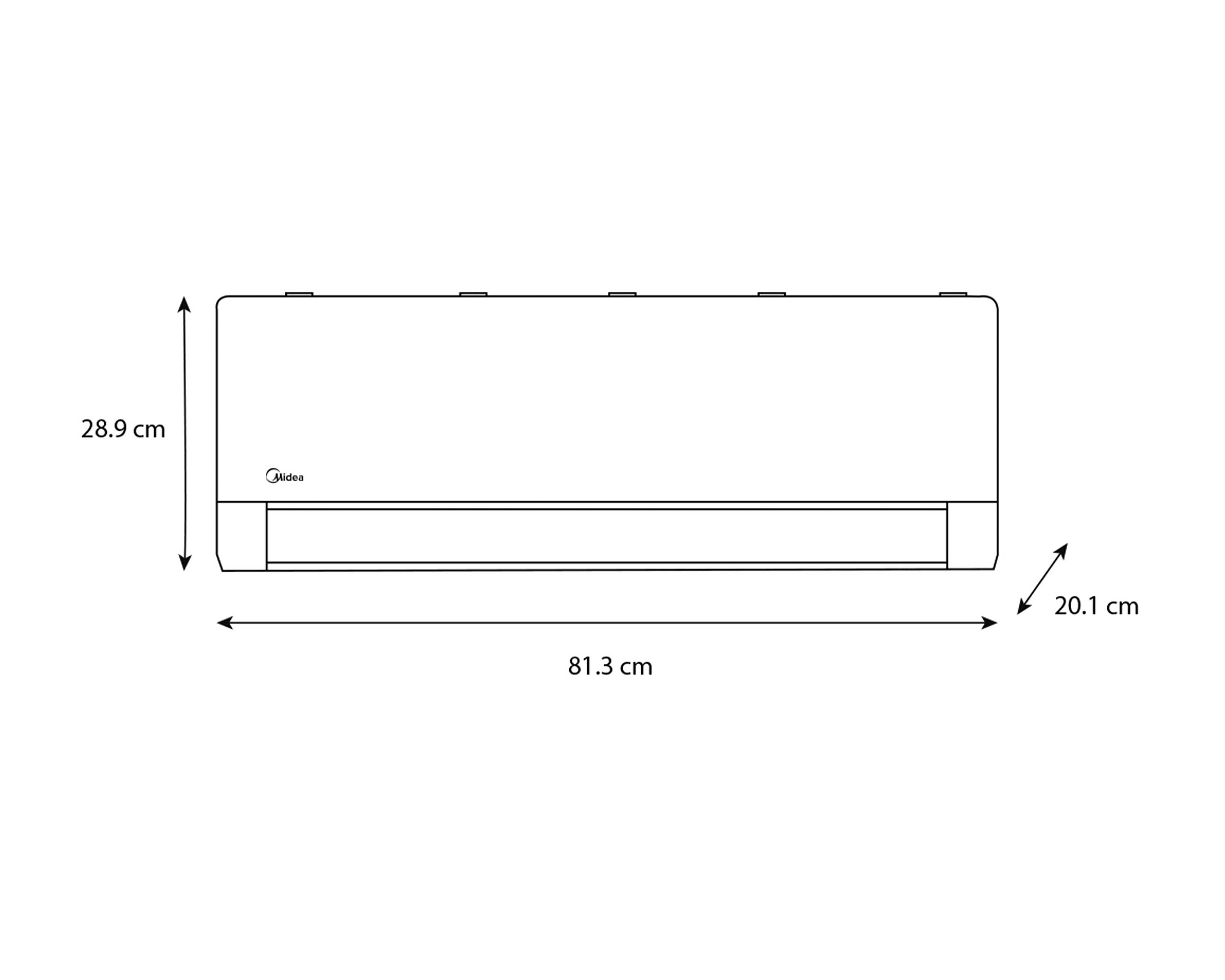 Foto 6 | Foto 6 | Minisplit Midea Inverter 1 Tonelada 220 V Frío y Calor MAS12H2EIRC