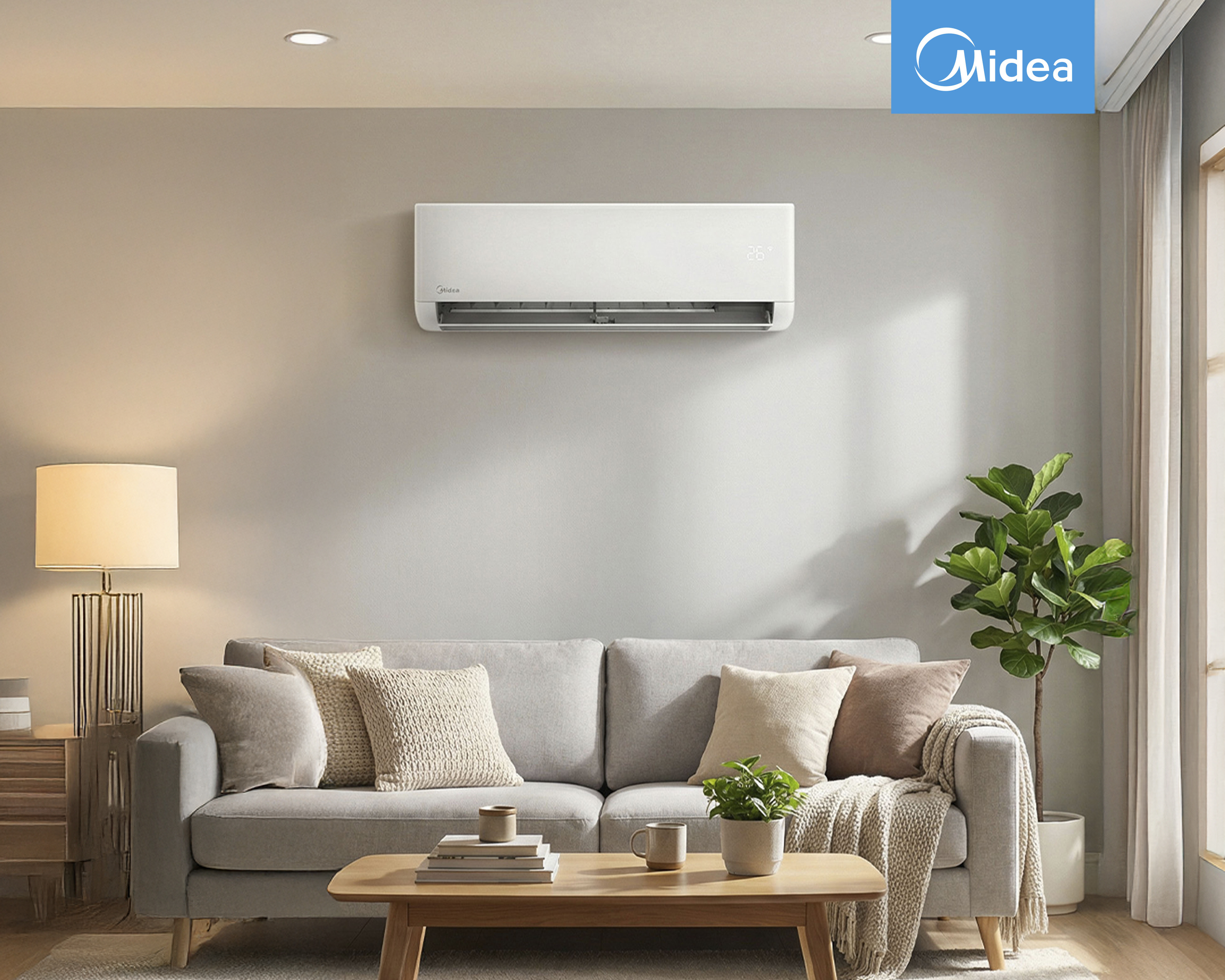 Foto 4 | Foto 4 | Minisplit Midea Inverter 1 Tonelada 110 V Frío y Calor MAS12H1EIRC