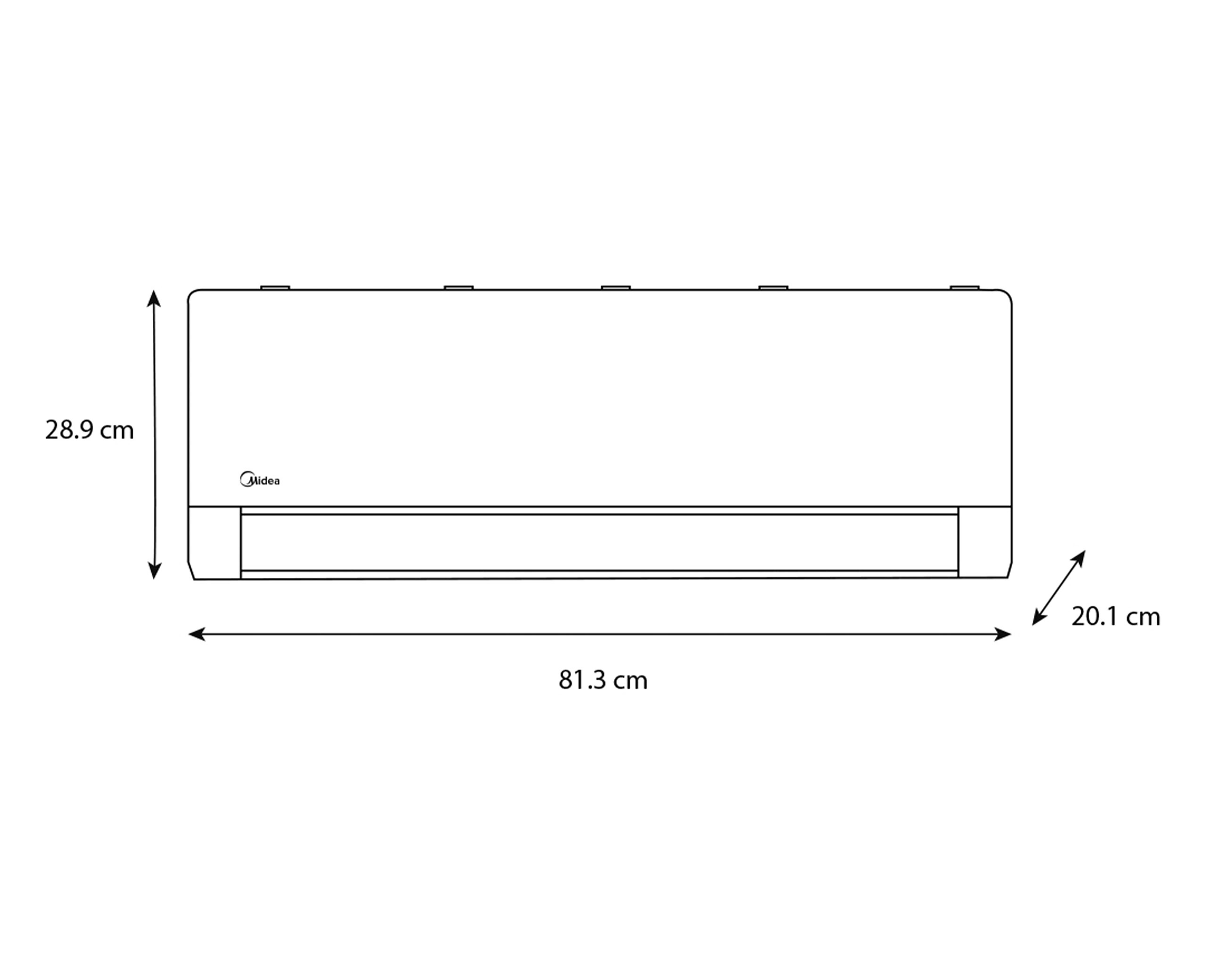 Foto 6 pulgar | Foto 5 | Minisplit Midea Inverter 1 Tonelada 110 V Frío y Calor MAS12H1EIRC