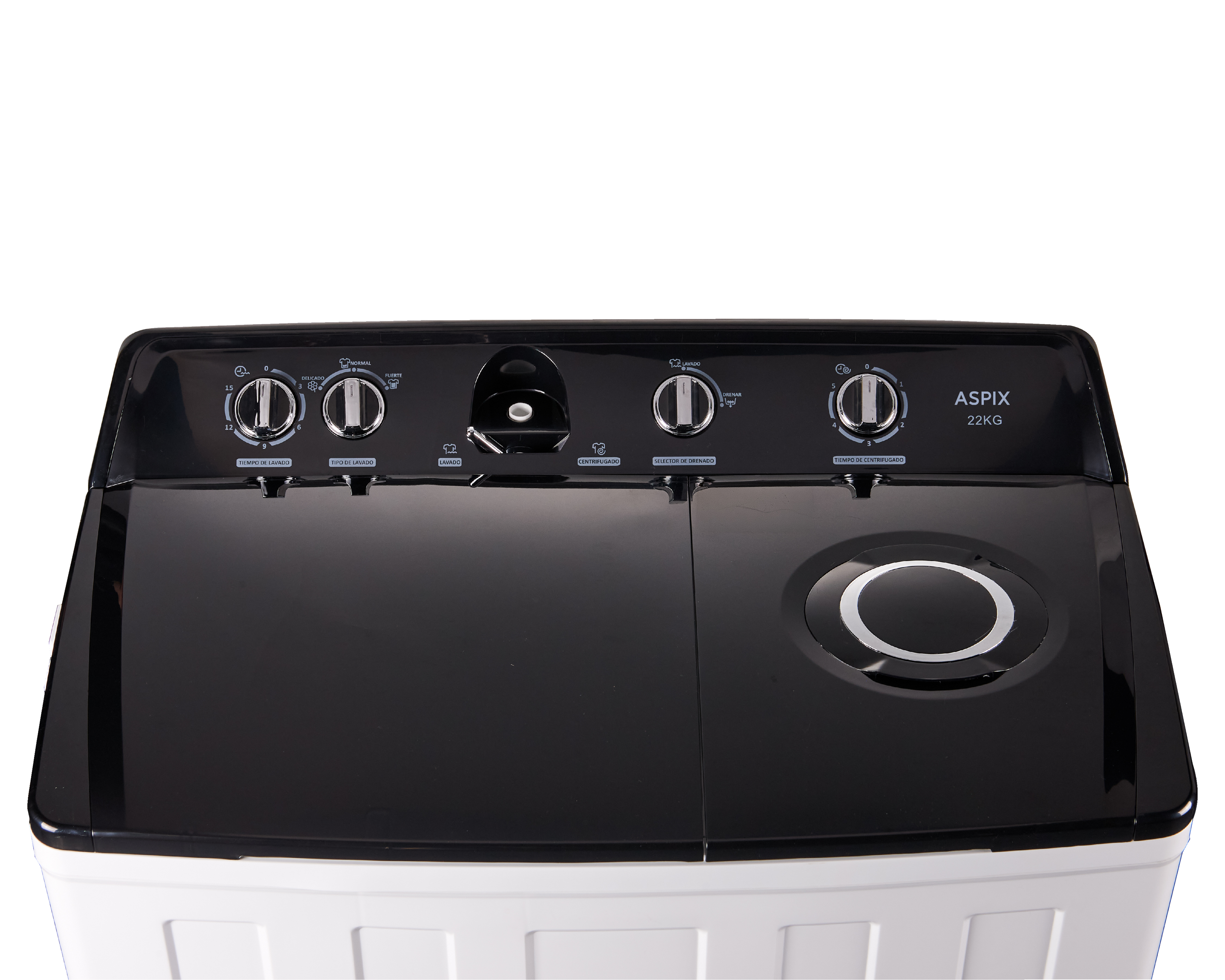 Foto 5 | Foto 5 | Lavadora Aspix Doble Tina AX24TTW22KNPL 22 kg Multicolor