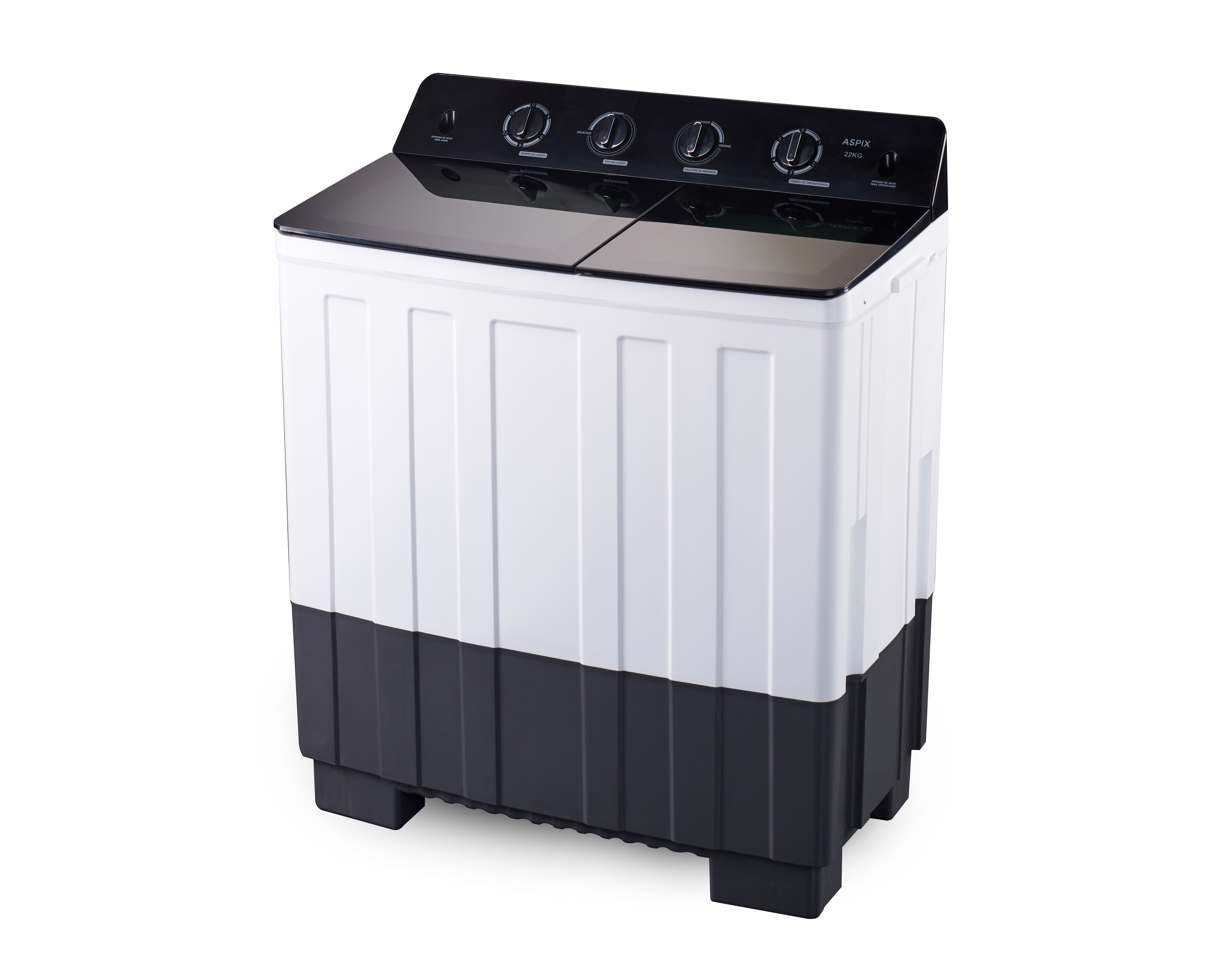 Foto 1 | Foto 1 | Lavadora Aspix Doble Tina AX24TTW22KNE 22 kg Blanca
