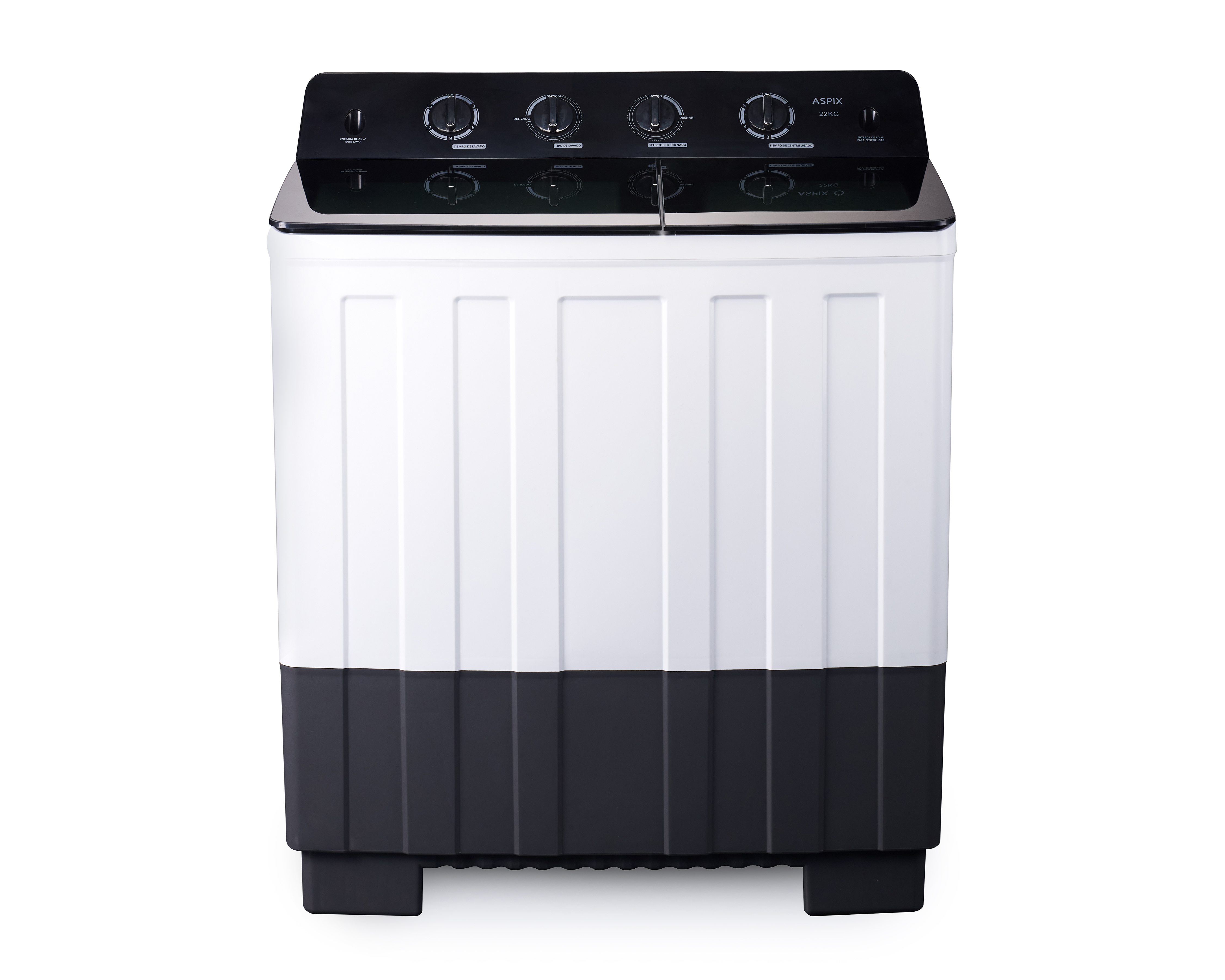 Foto 2 | Foto 2 | Lavadora Aspix Doble Tina AX24TTW22KNE 22 kg Blanca