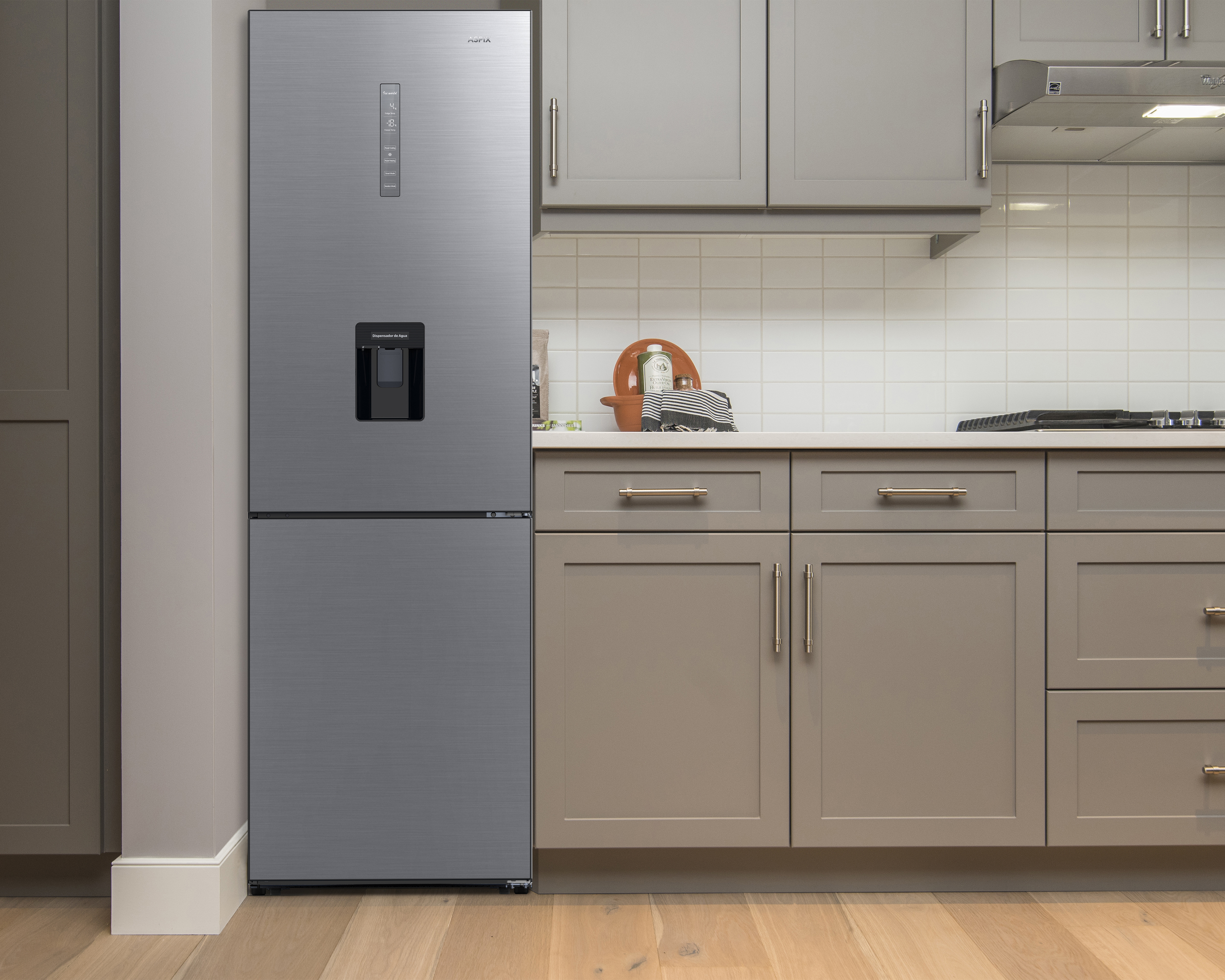 Foto 7 pulgar | Foto 6 | Refrigerador Aspix Bottom Mount 13 Pies  Silver AX25RBM13WSS