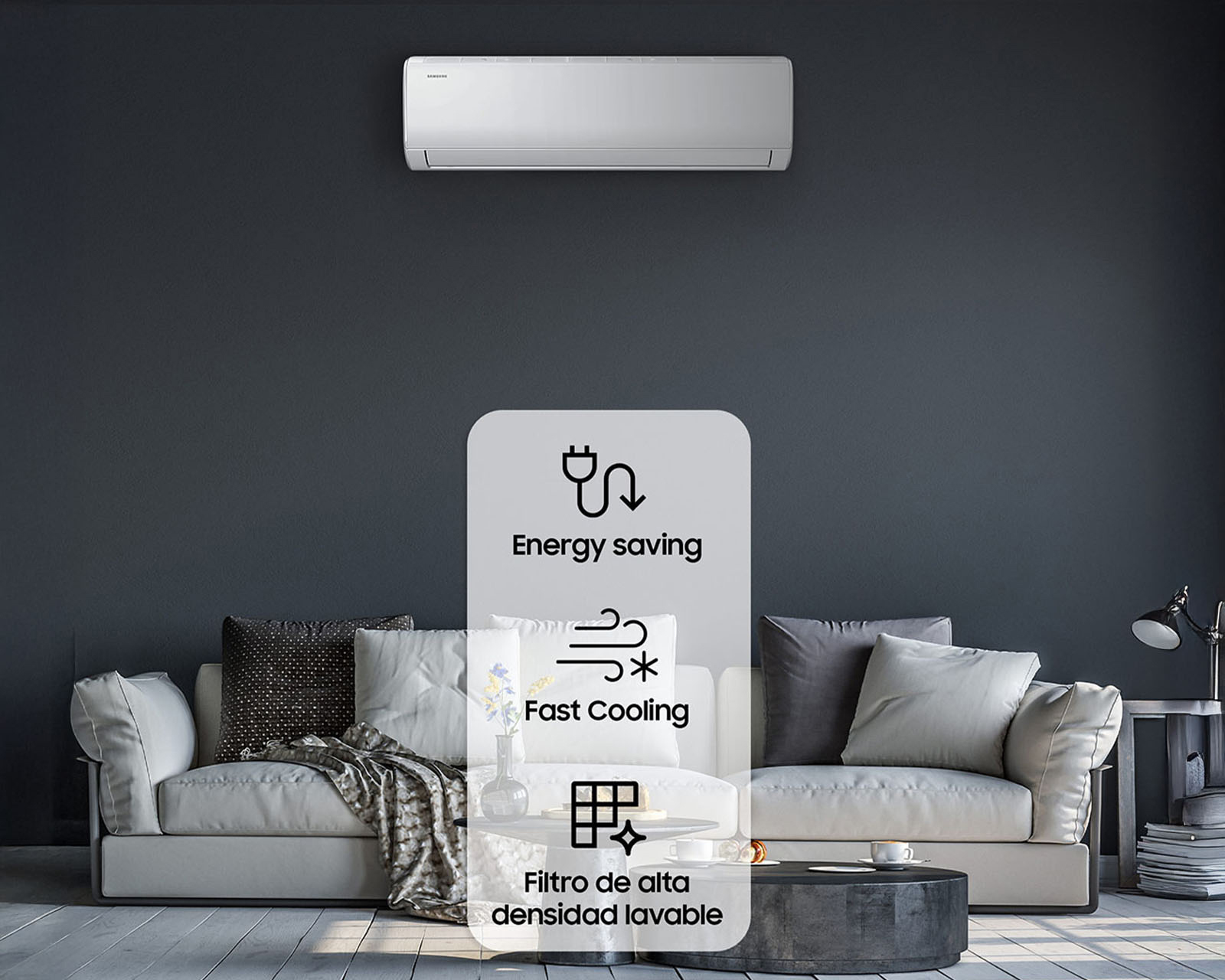 Foto 7 | Foto 7 | Minisplit Samsung Inverter 1 Tonelada 220 V Solo Frío AR40F12D0AM/AX