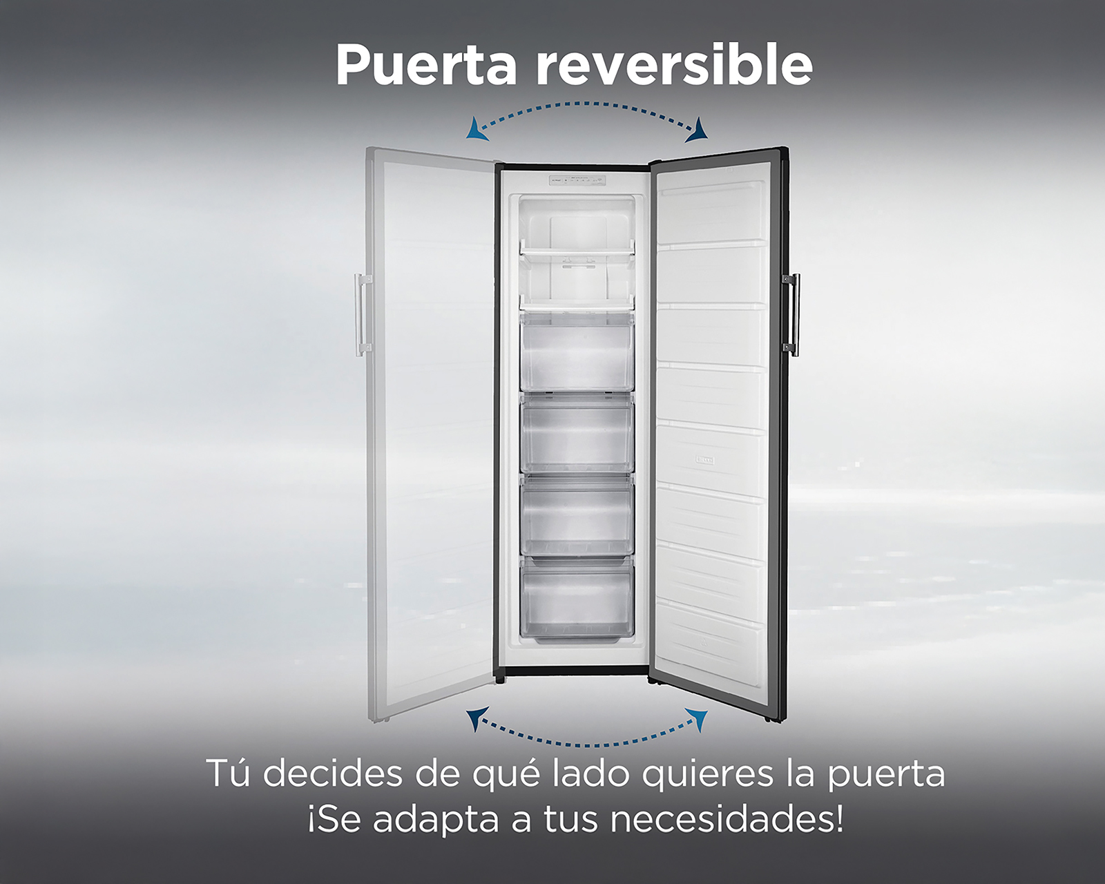 Foto 7 pulgar | Foto 6 | Congelador TCL Vertical 7 Pies Gris TVF-07W