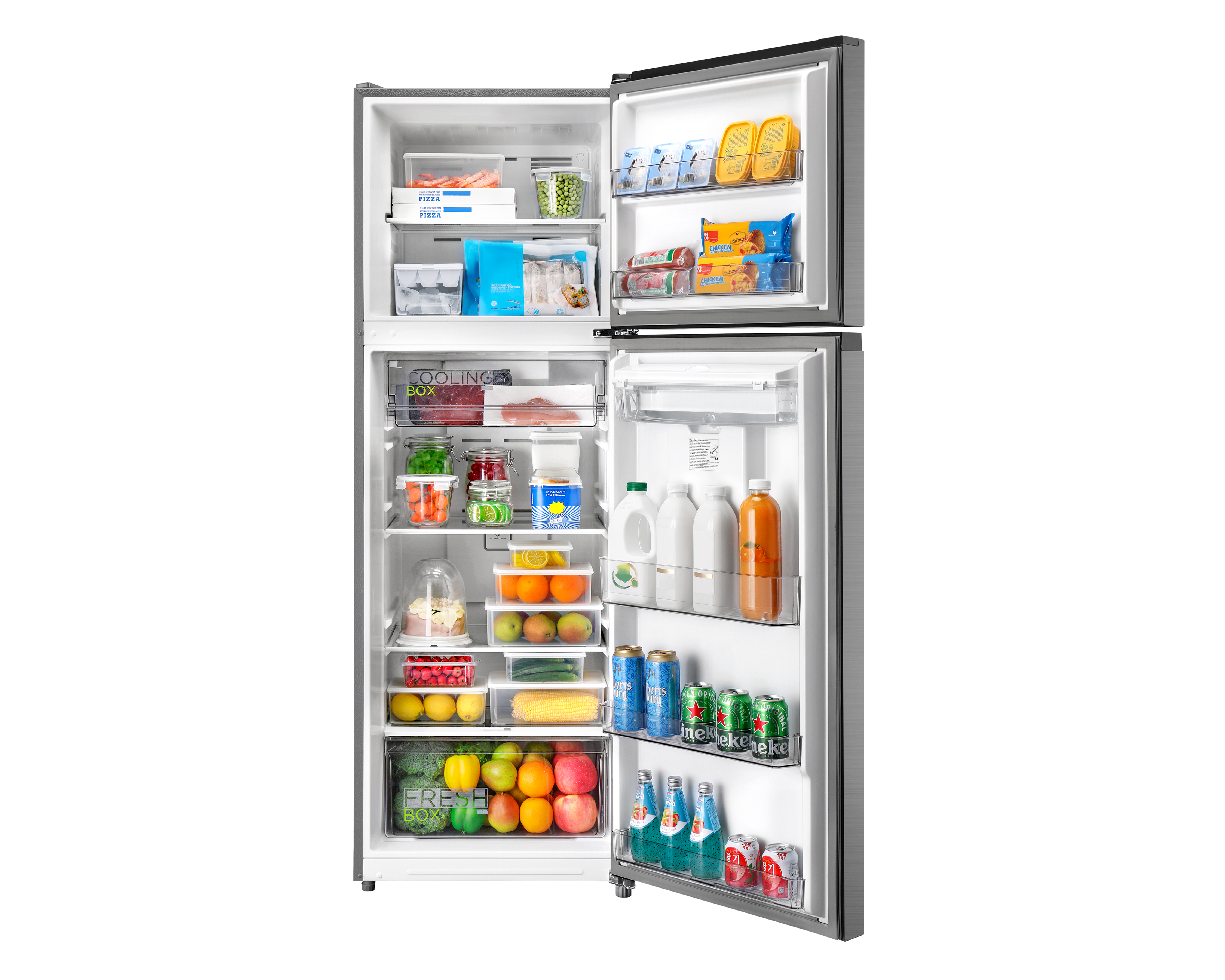 Foto 4 | Foto 4 | Refrigerador Midea Top Mount 12 Pies Acero MDRT489MTM46WD