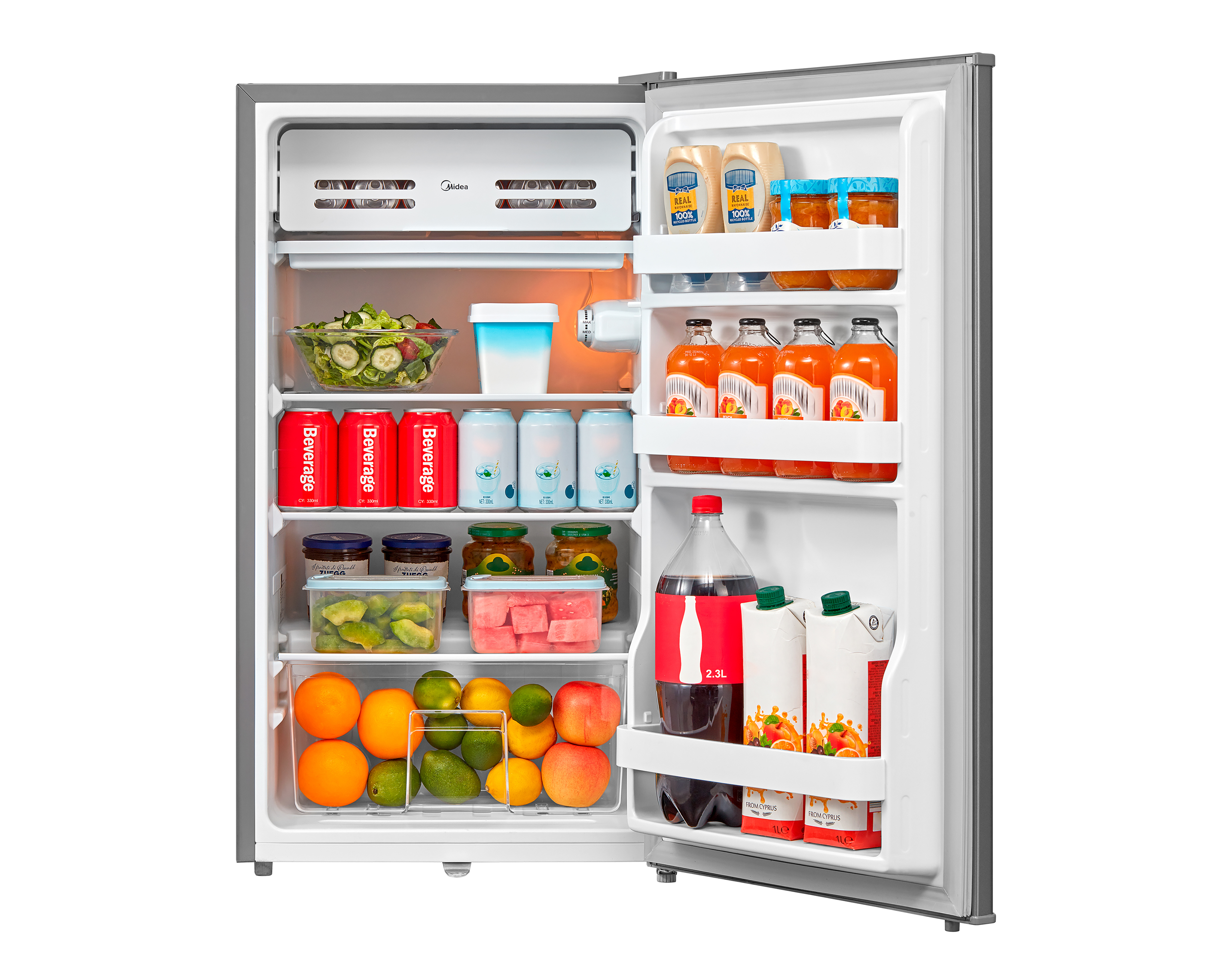 Foto 4 | Foto 4 | Frigobar Midea 3.3 Pies Plateado MDRD142FGM50