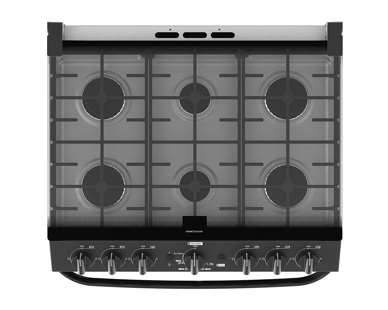 Foto 5 pulgar | Foto 4 | Estufa Mabe de Piso 30 Pulgadas 6 Quemadores de Gas LP EMHA7602JBS0 Horno Air Fry