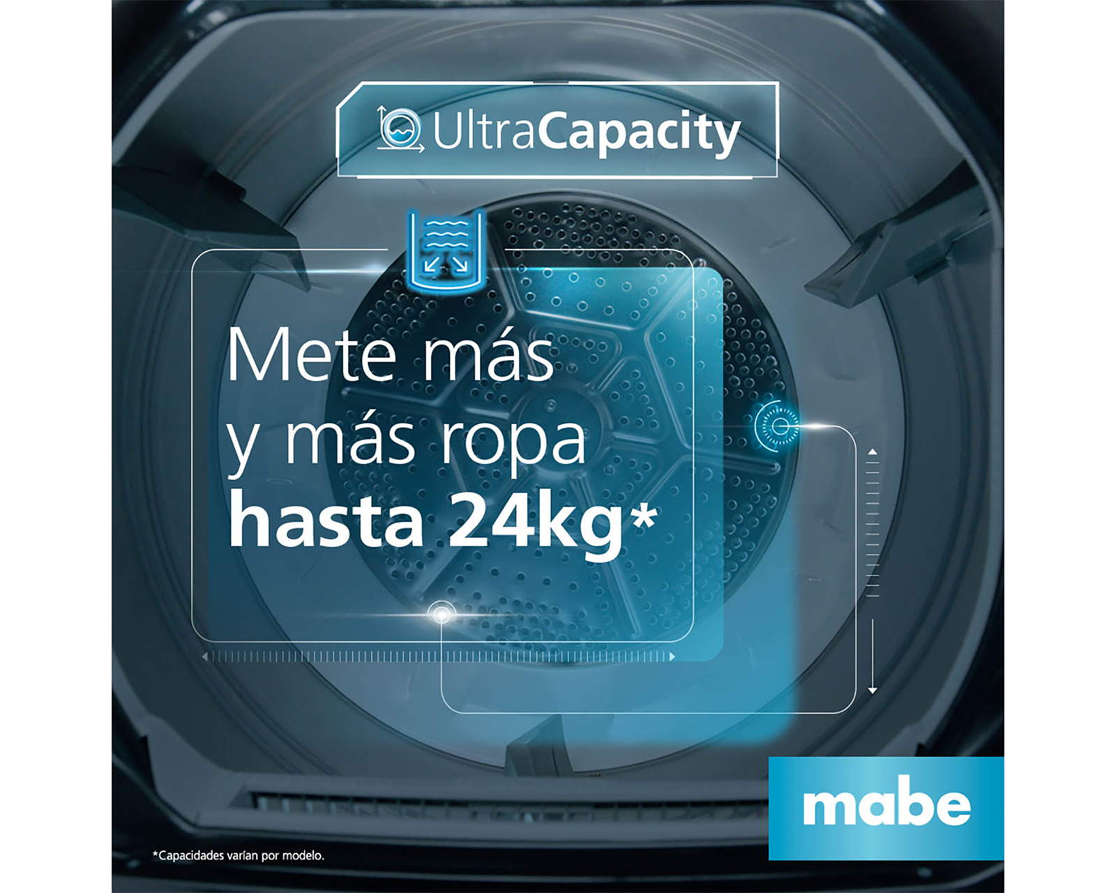 Foto 7 | Foto 7 | Centro de Lavado Mabe de Gas MCL2440PSBB0 24 kg Blanco