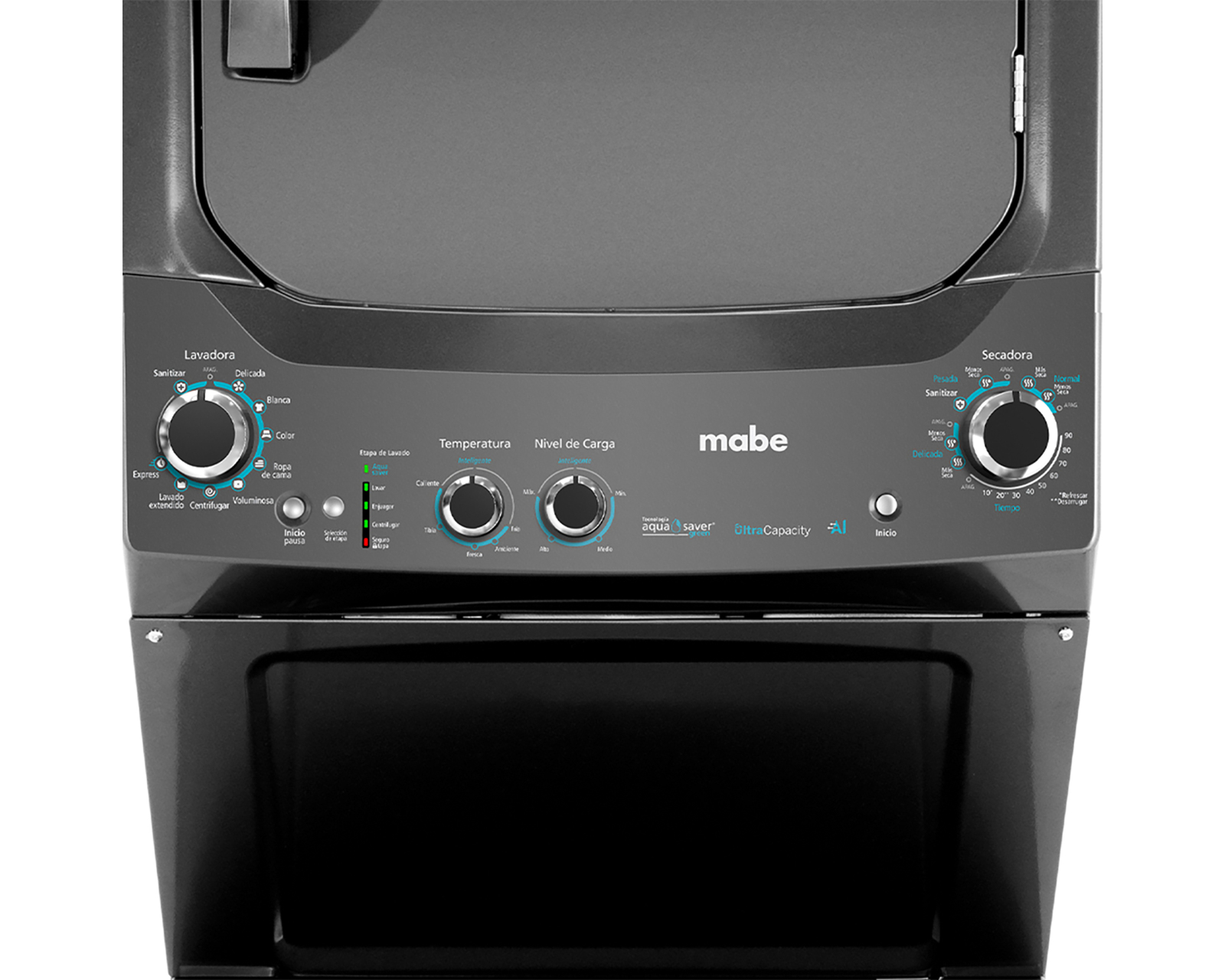 Foto 4 pulgar | Foto 3 | Centro de Lavado Mabe de Gas MCL2440PSDG0 24 kg Gris
