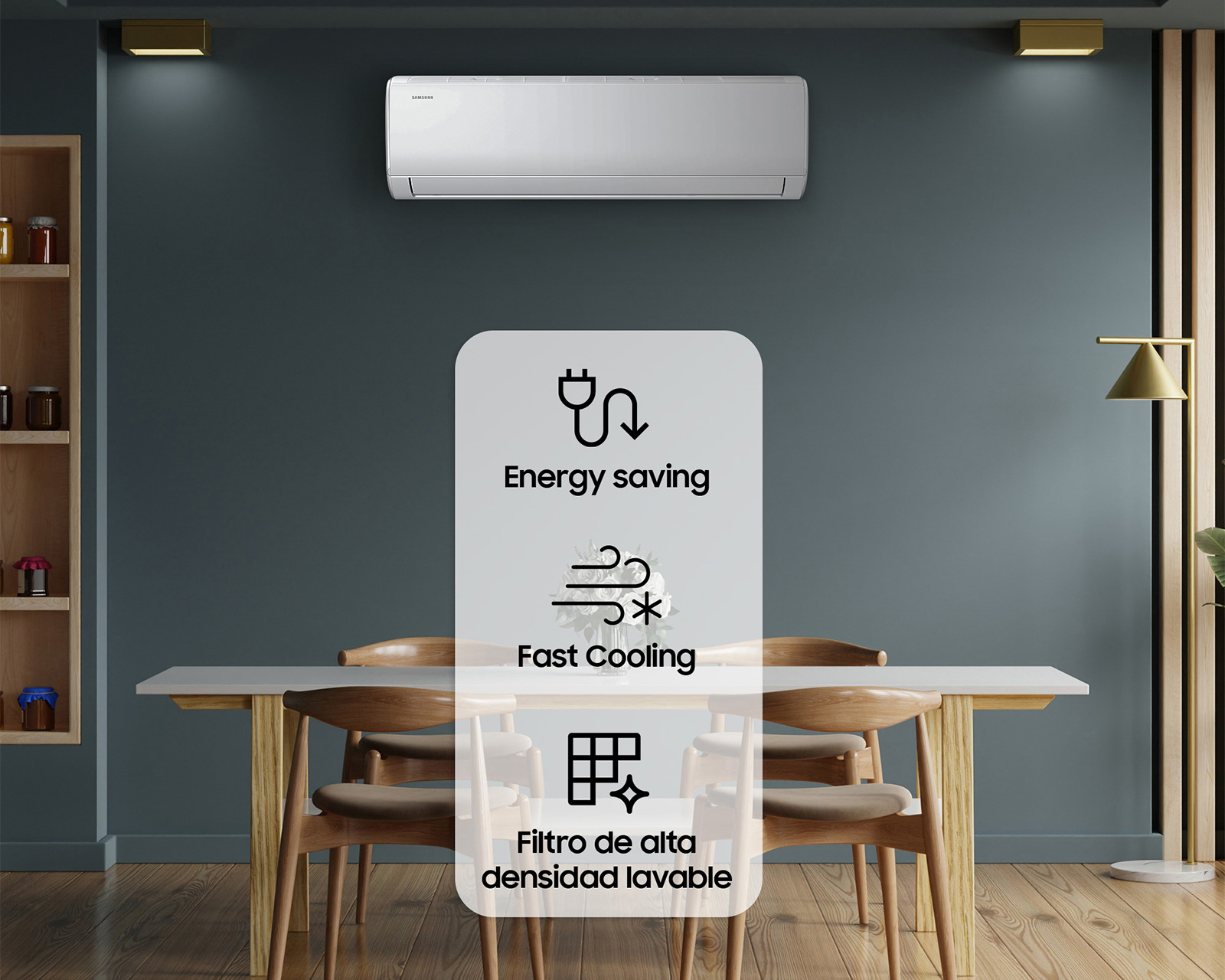 Foto 7 | Foto 7 | Minisplit Samsung Inverter 1 Tonelada 220 V Frío y Calor AR40F12C0AMAX