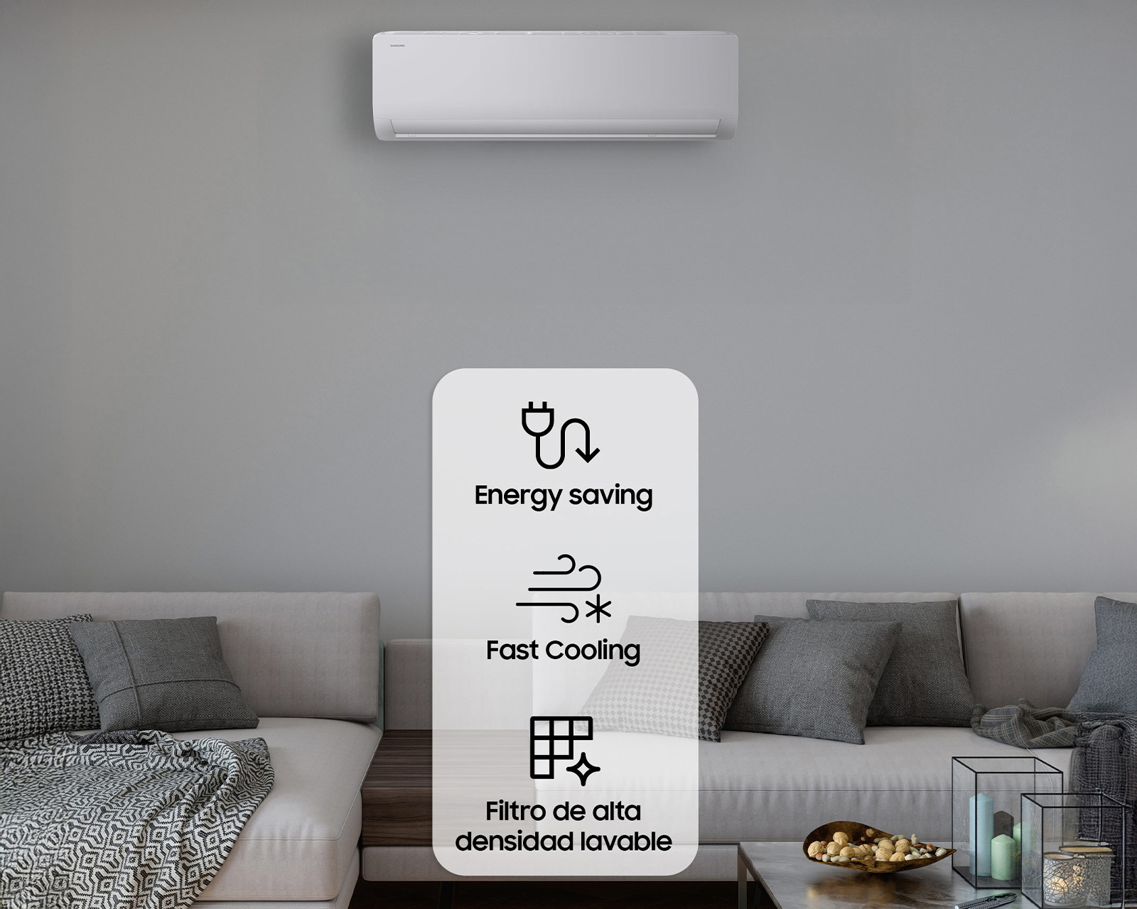 Foto 7 | Foto 7 | Minisplit Samsung inverter 2 Toneladas 220 W Frío y Calor AR40F24C0AM/AX