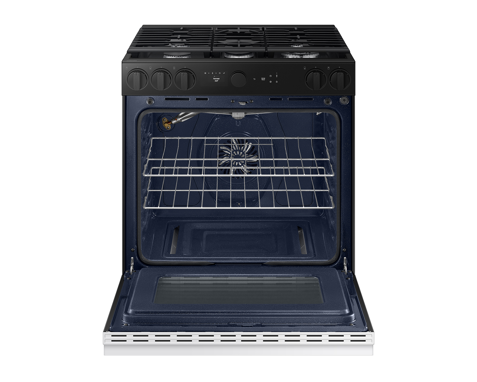 Foto 4 pulgar | Foto 3 | Estufa Samsung de Piso 30 Pulgadas 5 Quemadores de Gas NSG6DB850012AX con Freidora de Aire