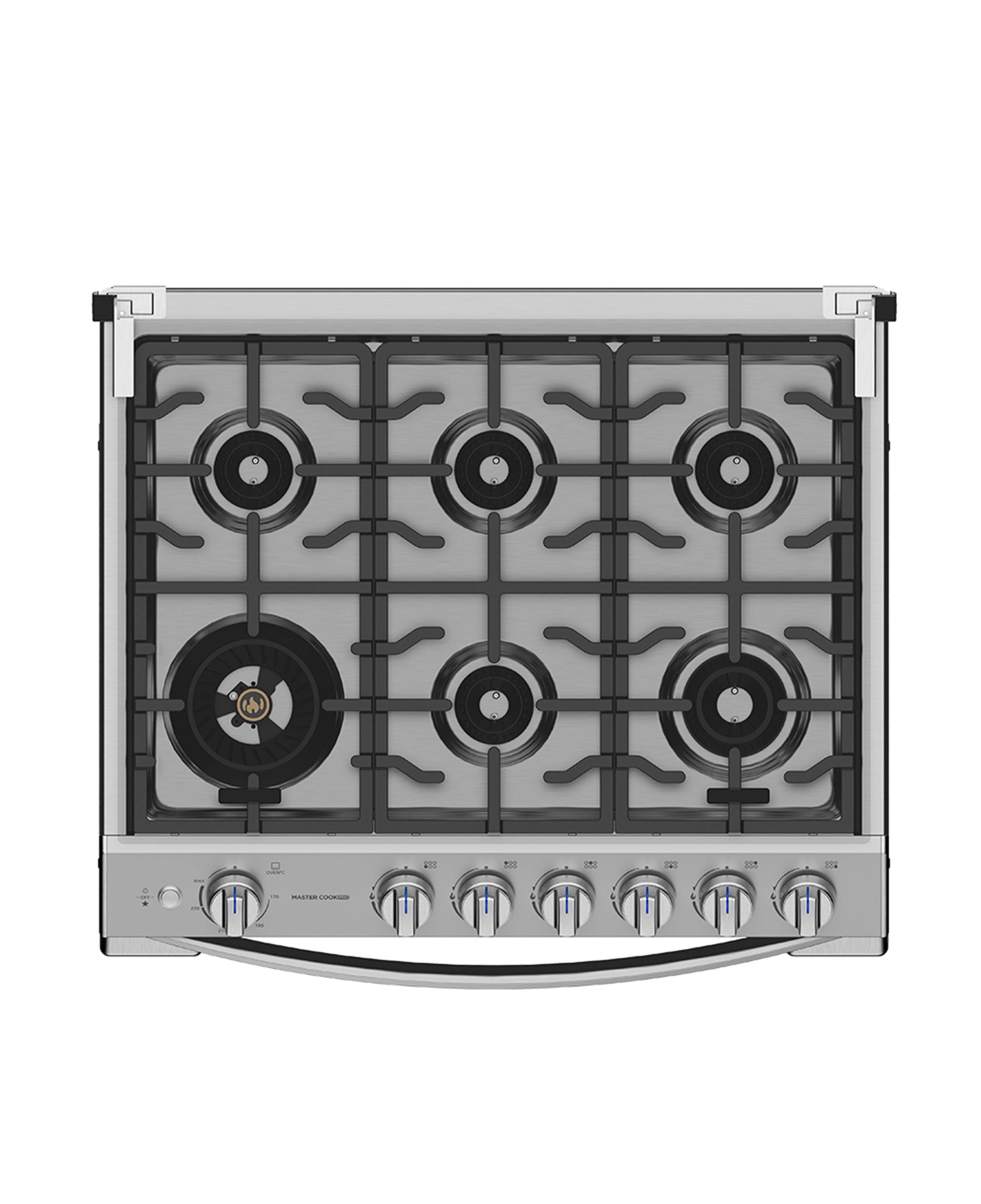 Foto 3 | Foto 3 | Estufa Midea de Piso 30 Pulgadas con 6 Quemadores de Gas MGS30FS1LIASGT