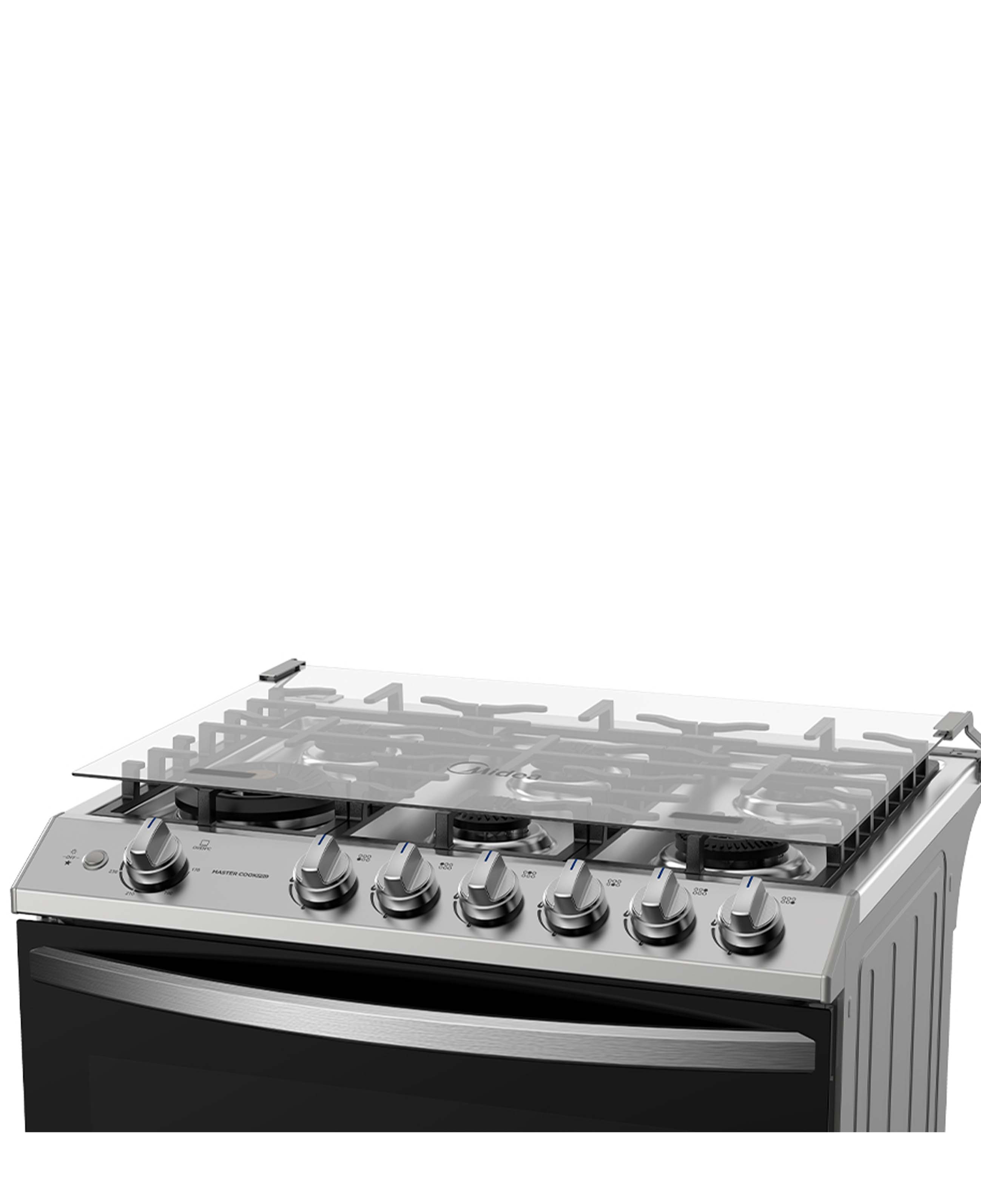 Foto 4 | Foto 4 | Estufa Midea de Piso 30 Pulgadas con 6 Quemadores de Gas MGS30FS1LIASGT