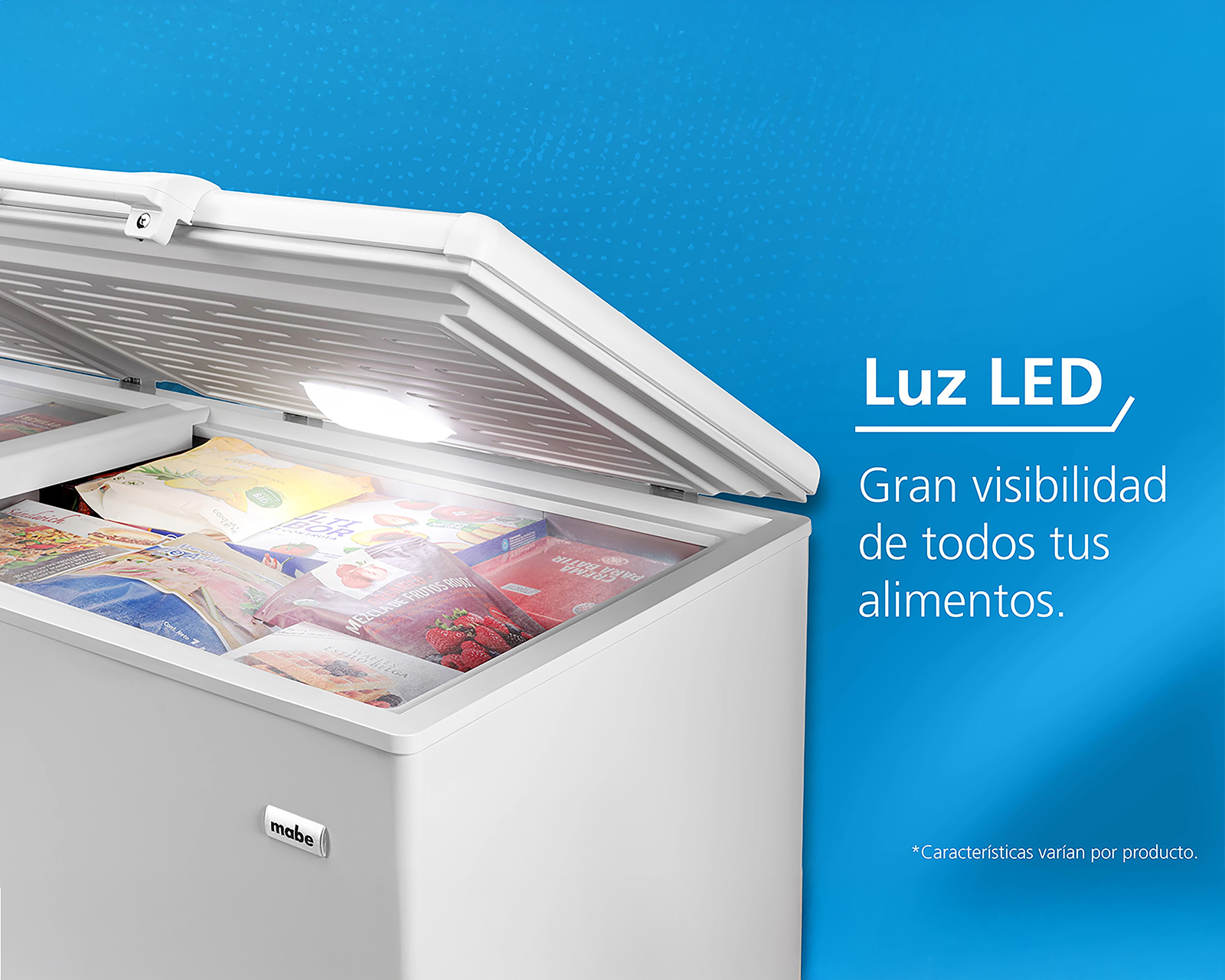 Foto 5 pulgar | Foto 4 | Congelador Mabe Horizontal 7 Pies Blanco CHM7PPL0