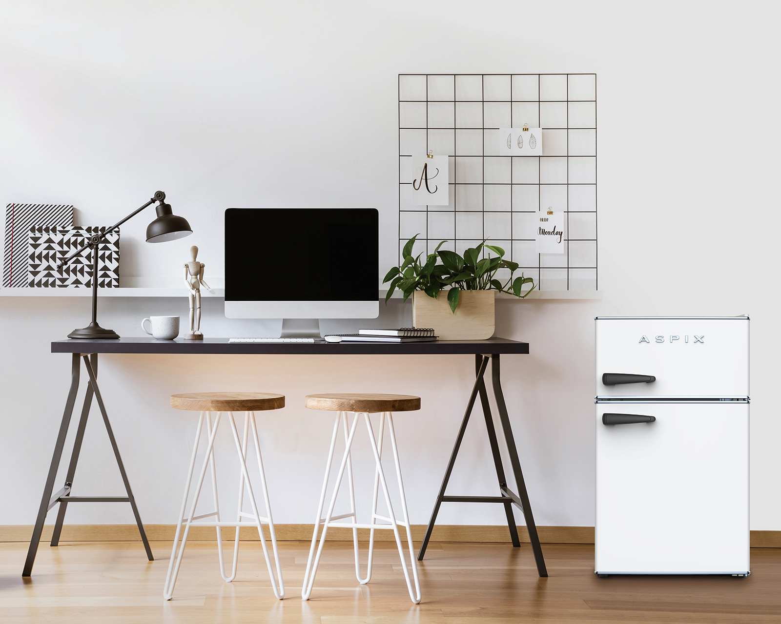 Foto 4 pulgar | Foto 3 | Frigobar Aspix 3.2 Pies Blanco AX24MDD32NE