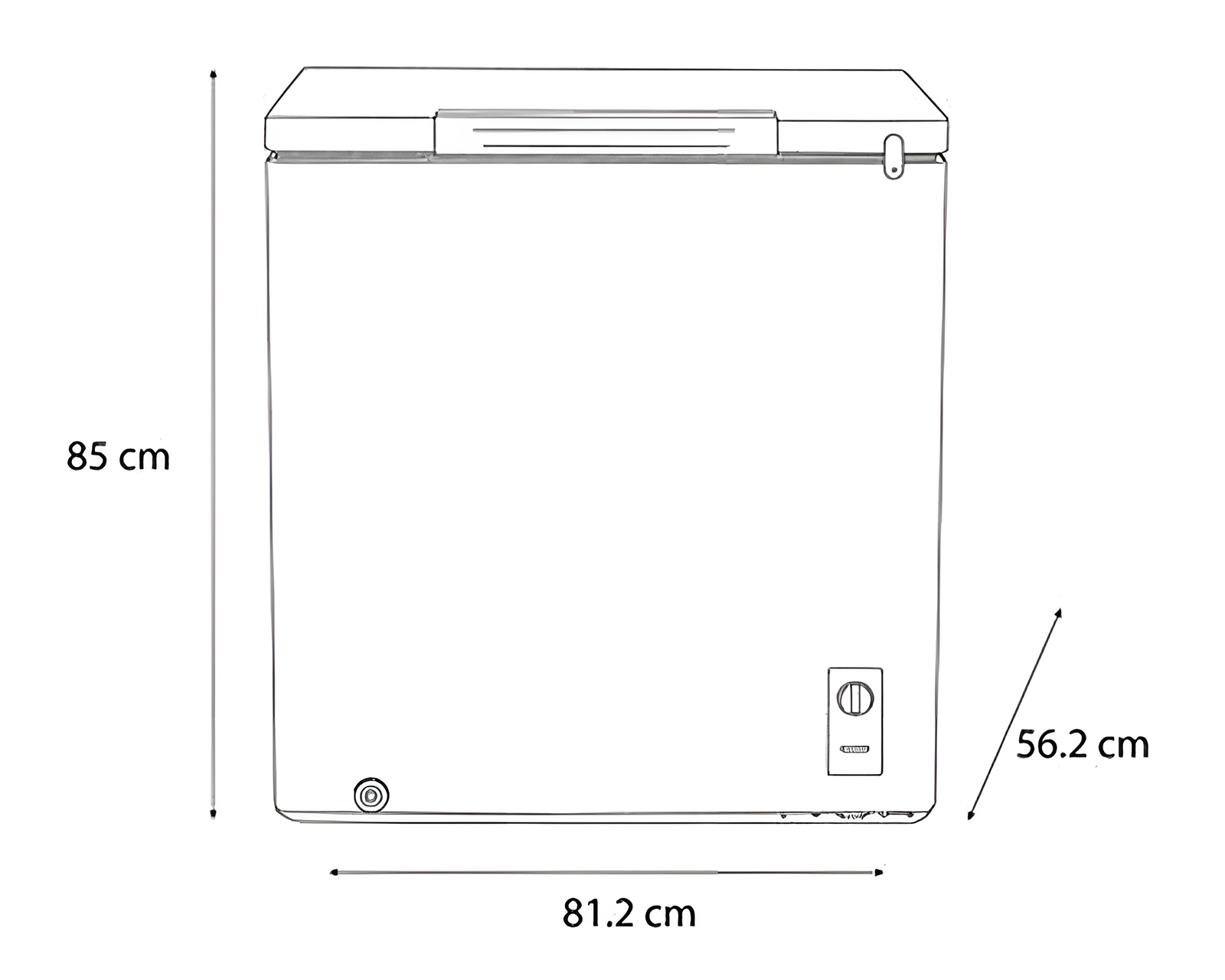 Foto 6 pulgar | Foto 5 | Congelador Midea Horizontal 7 Pies Blanco  MDRC280FZM01