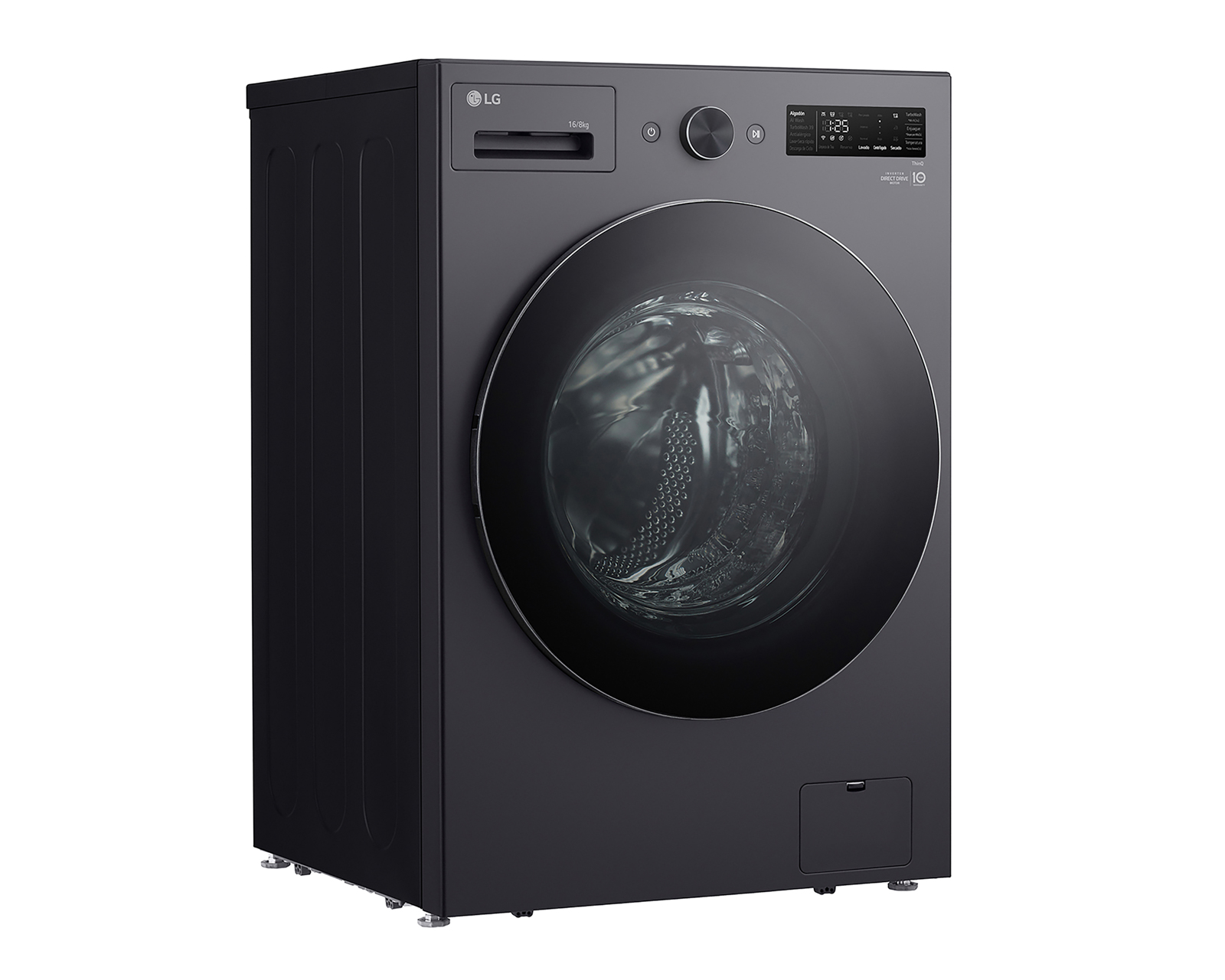 Lavasecadora LG Eléctrica WD16EGNTS6P 16/8 kg Grafito