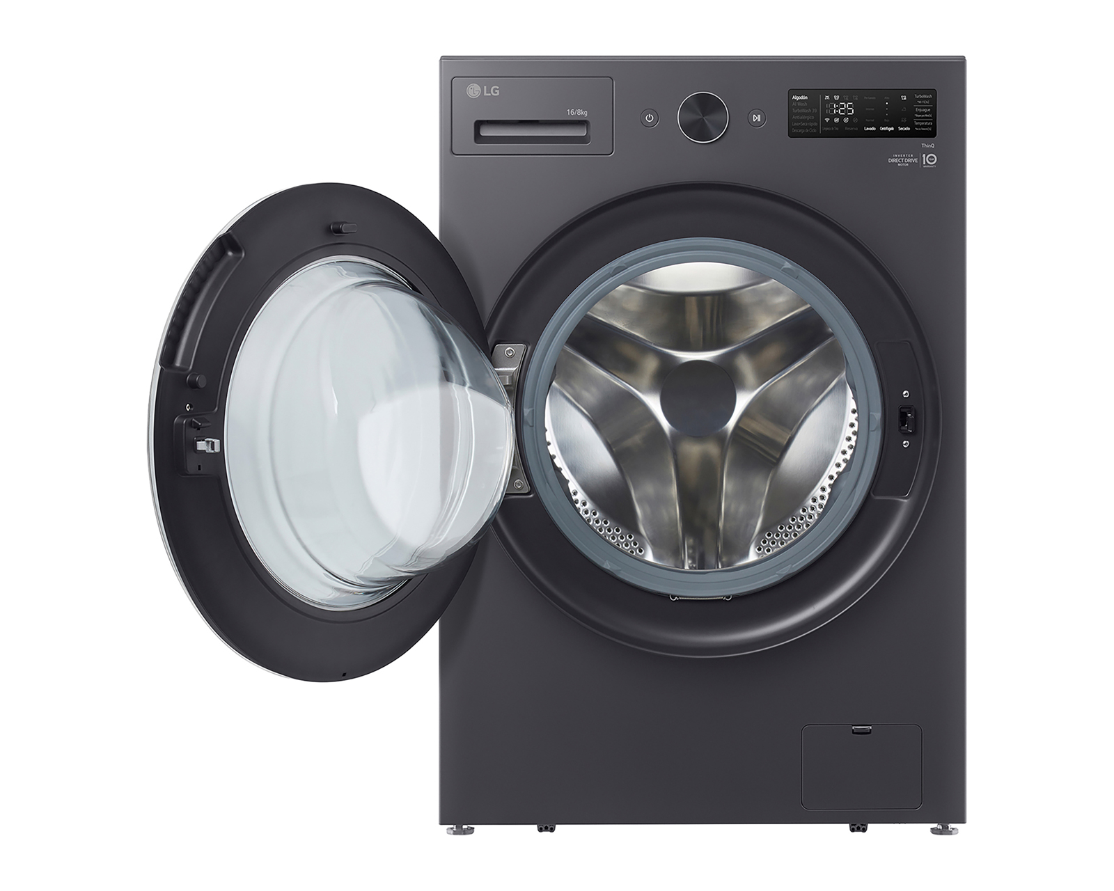 Foto 4 | Foto 4 | Lavasecadora LG Eléctrica WD16EGNTS6P 16/8 kg Grafito