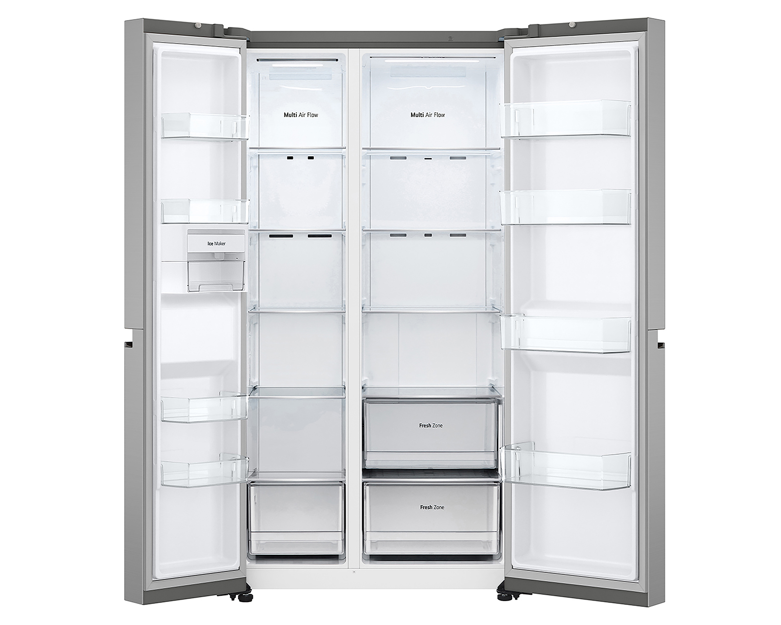 Foto 3 | Foto 3 | Refrigerador LG Side by Side Silver 23 Pies VS23BP