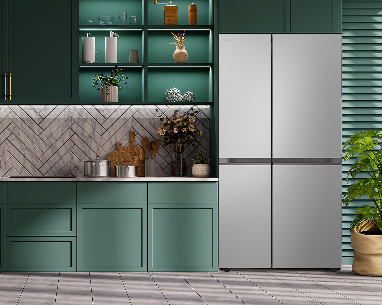 Foto 7 | Foto 7 | Refrigerador LG Side by Side Silver 23 Pies VS23BP